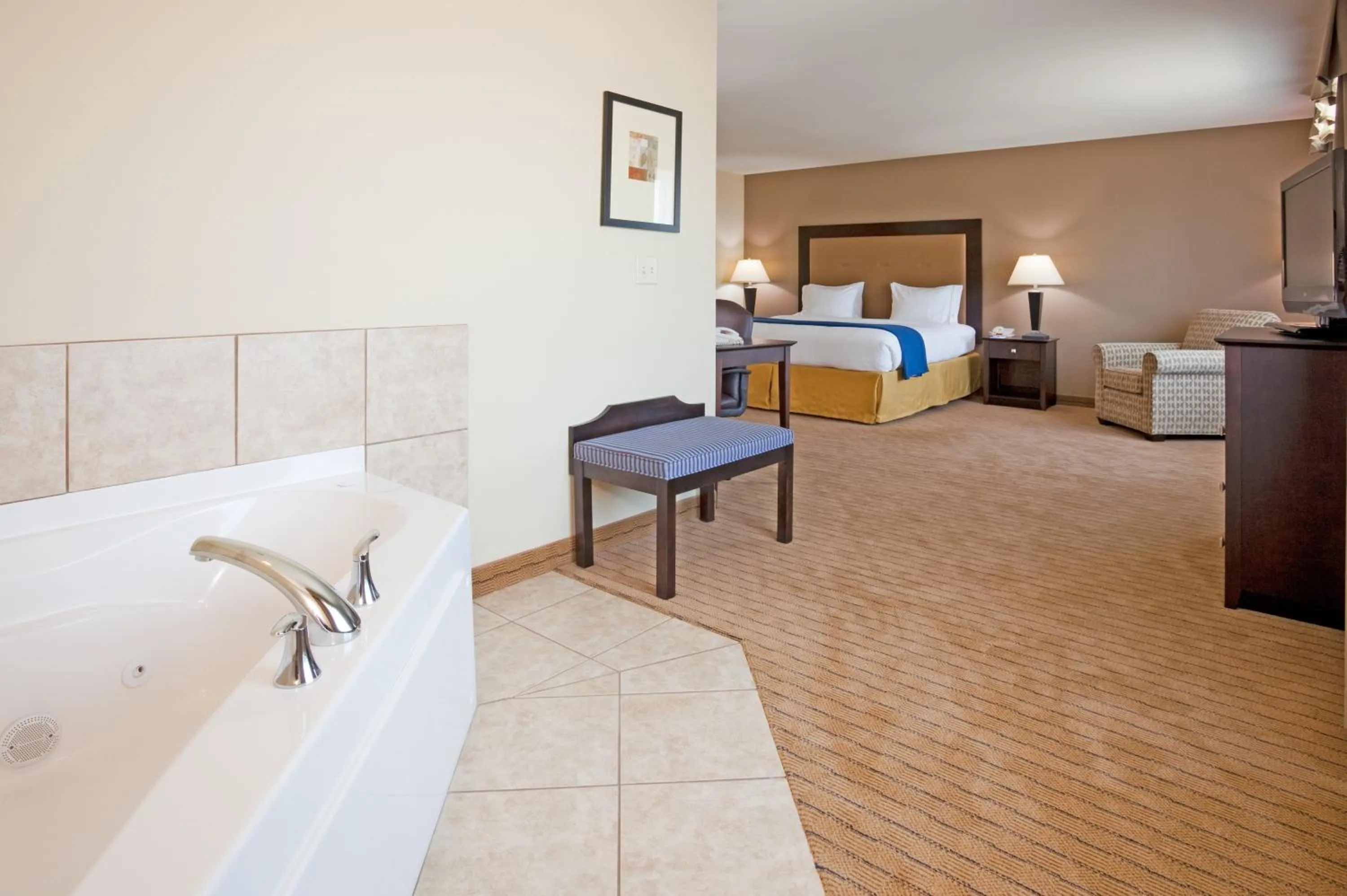 Photo of the whole room, Bed in Holiday Inn Express & Suites Madison-Verona by IHG