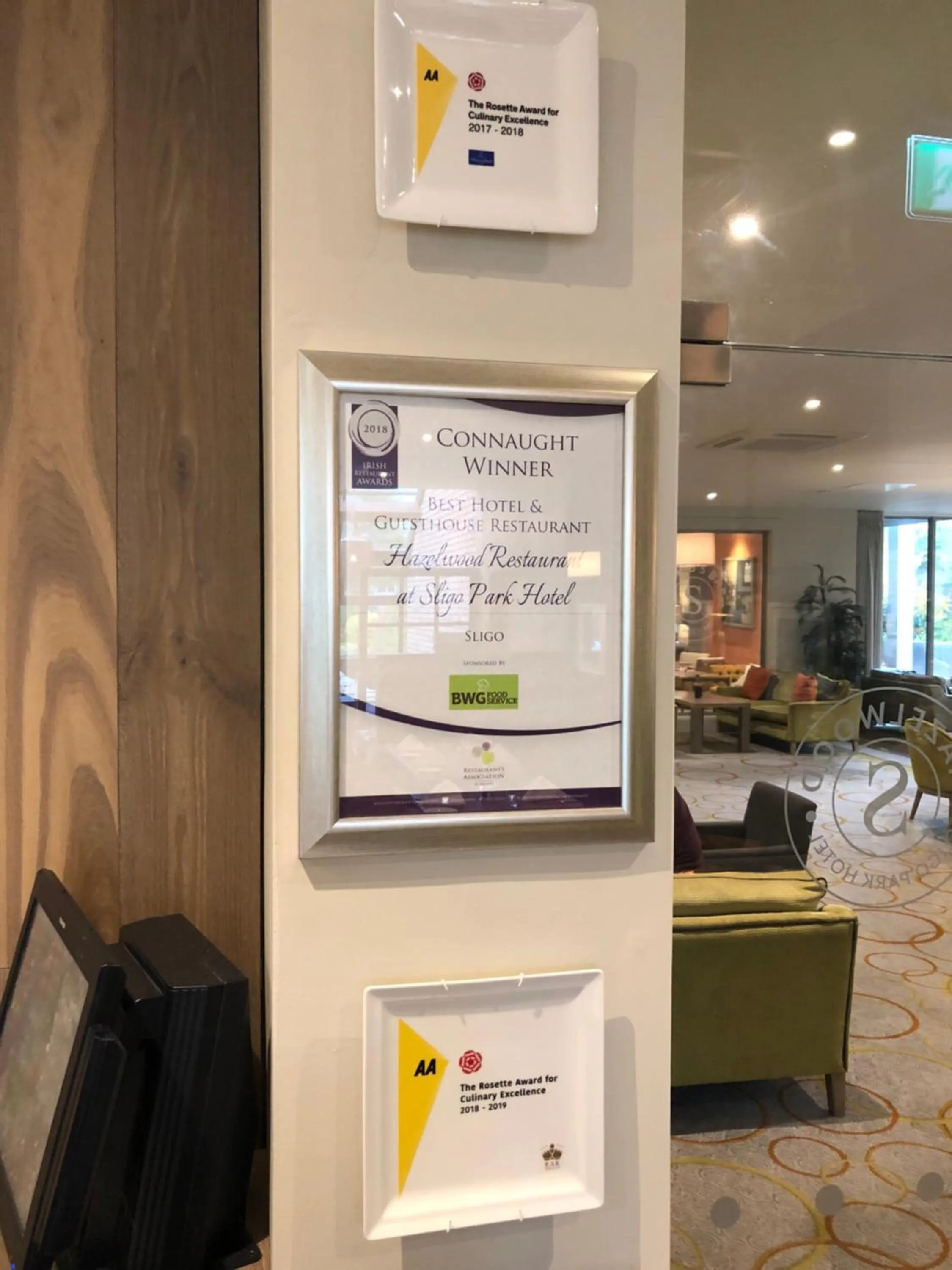 Restaurant/places to eat in Sligo Park Hotel & Leisure Club