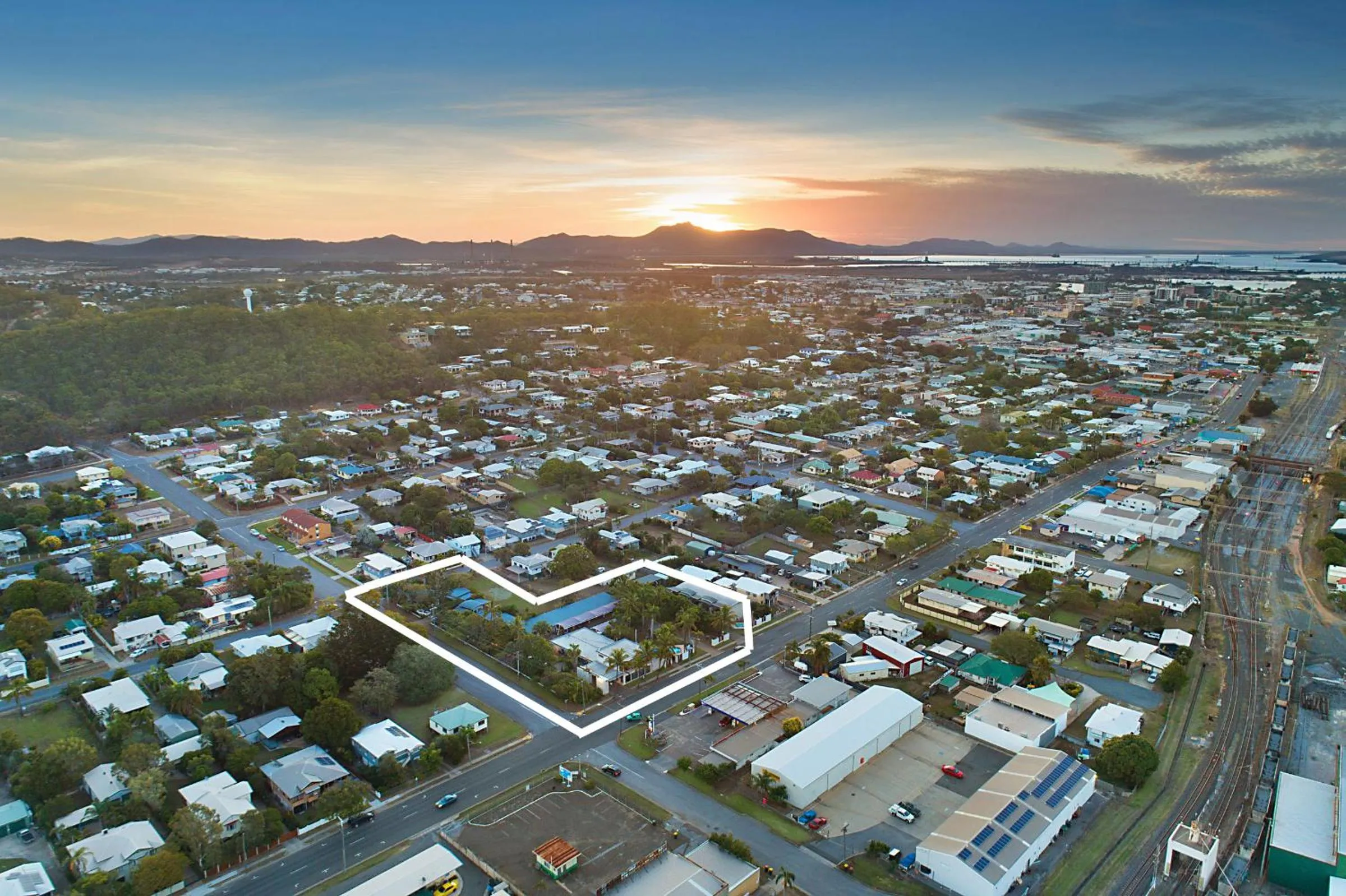 Bird's eye view in South Gladstone Motel