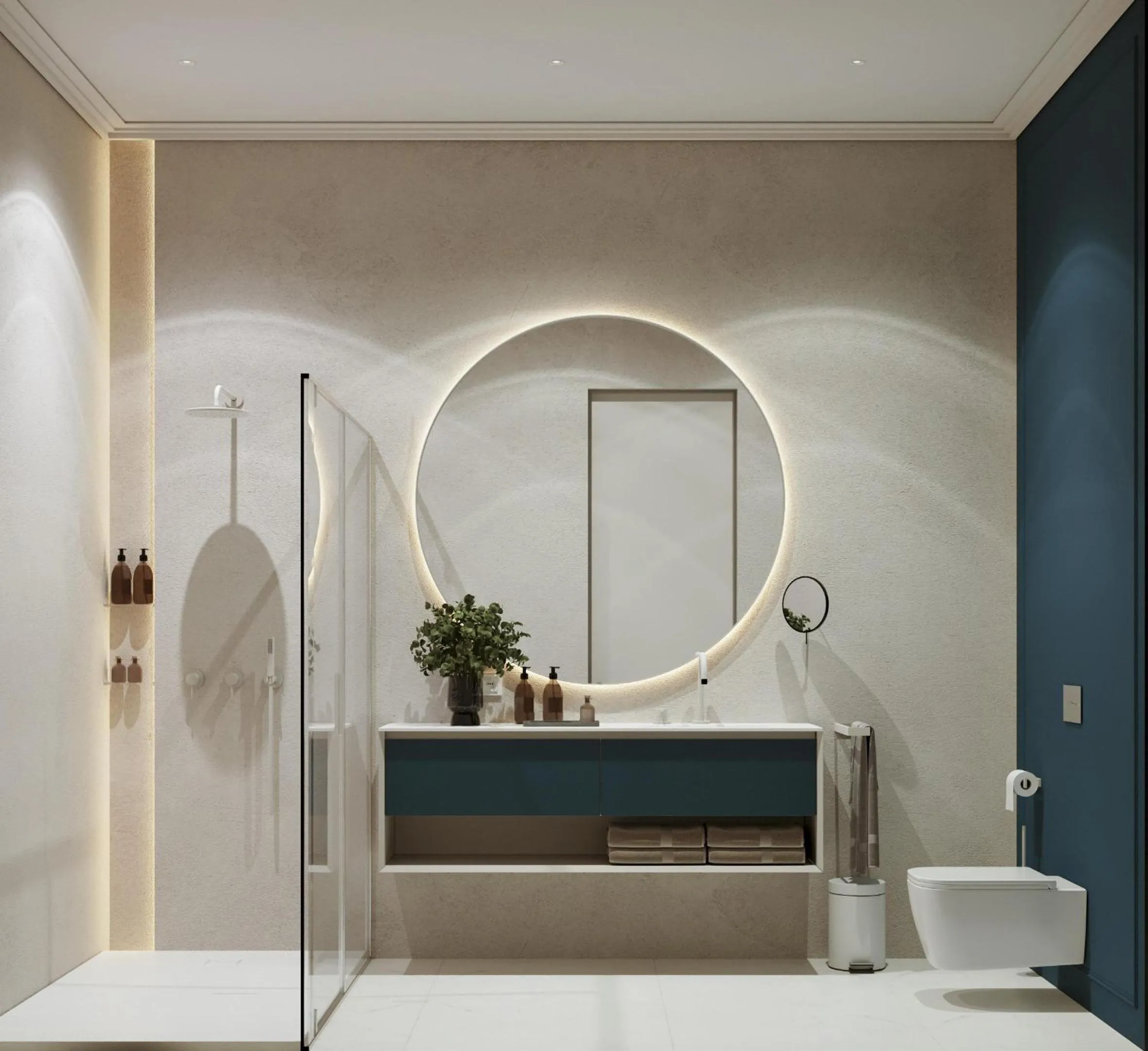 Bathroom in Villa & Hotel Am Park