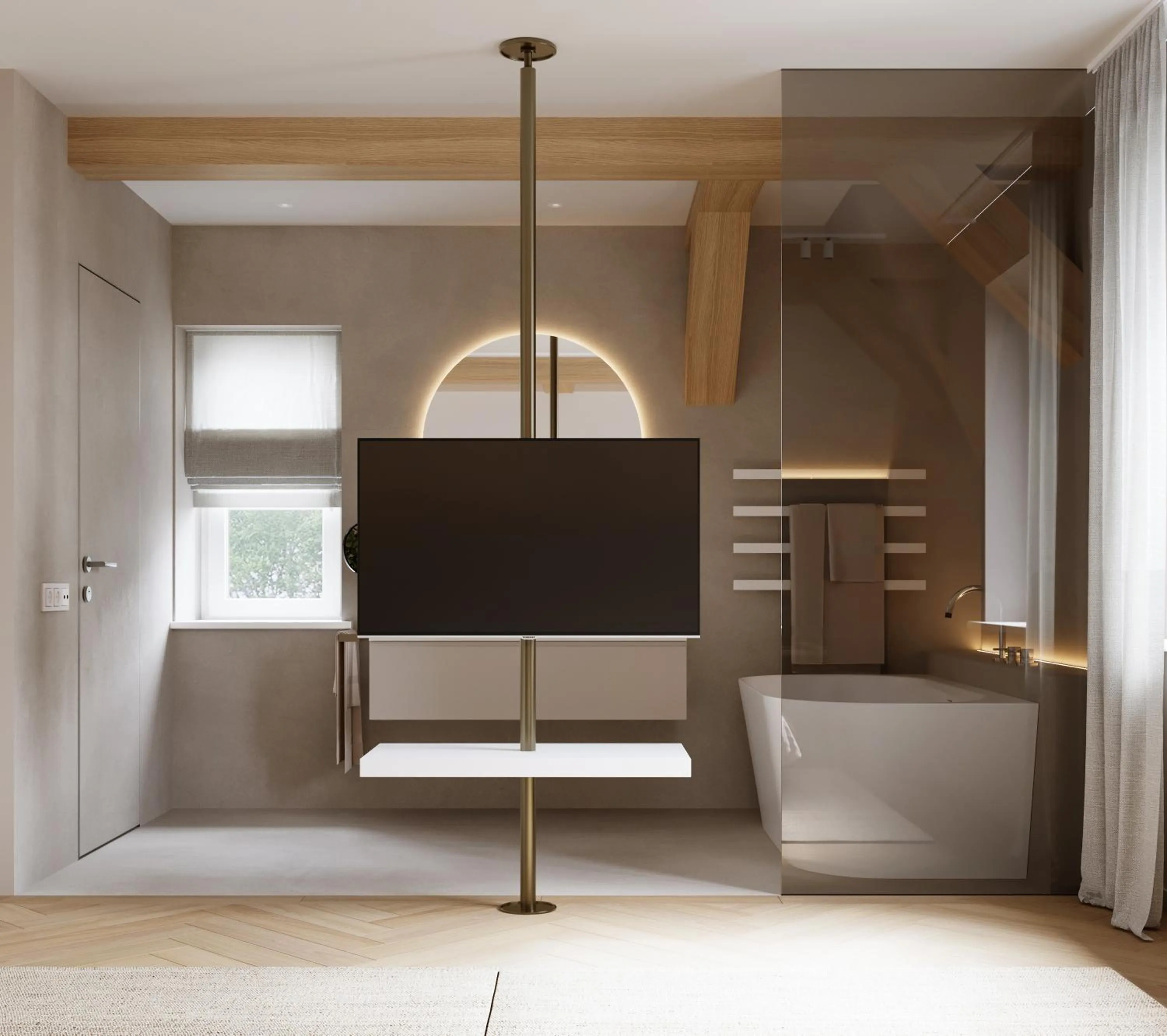 Bathroom in Villa & Hotel Am Park