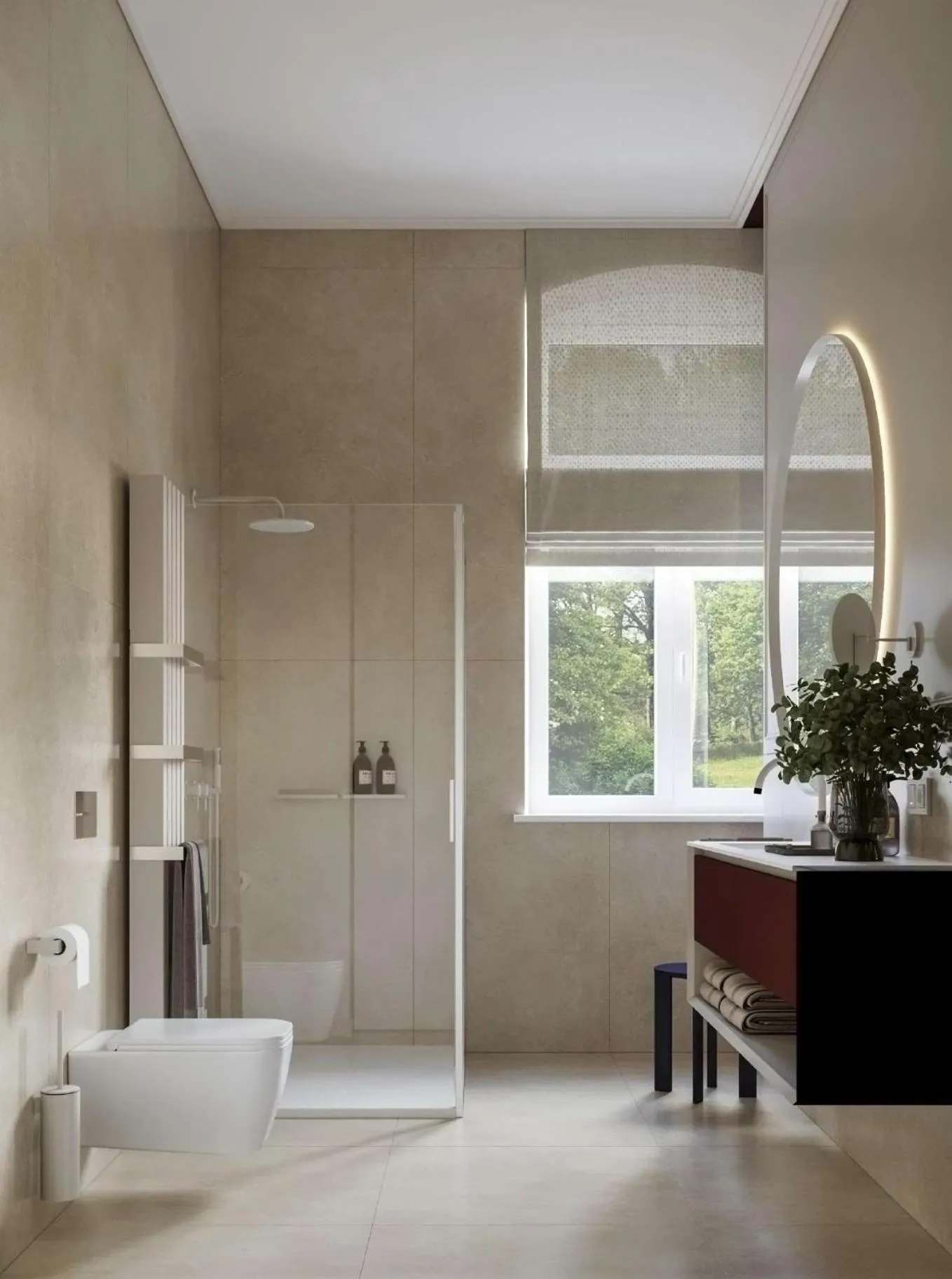 Bathroom in Villa & Hotel Am Park