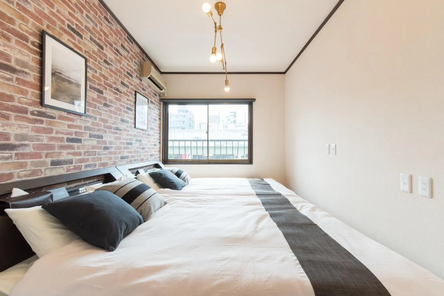 Bed in fleur Matsuyamachi -vacation rental-