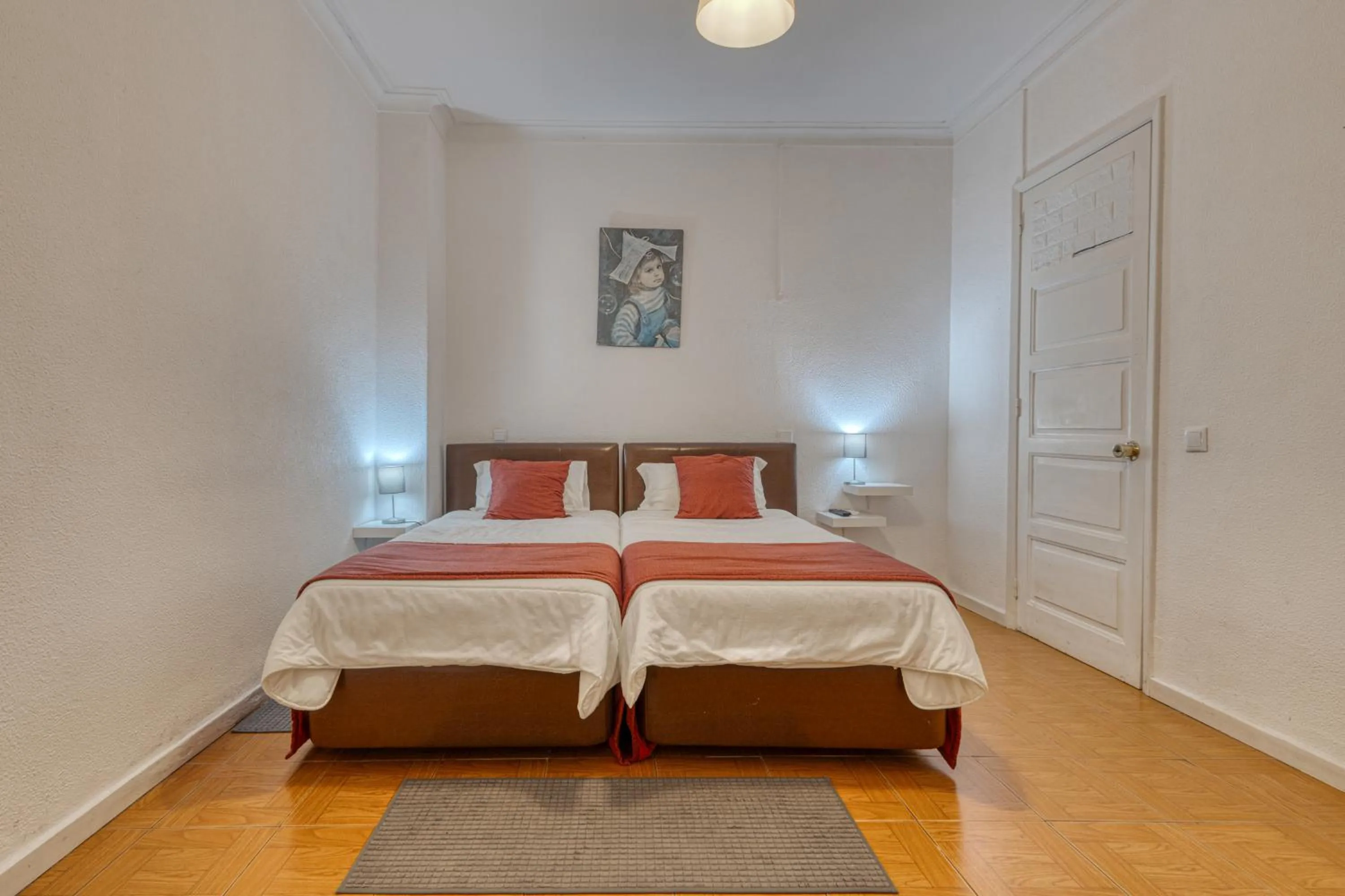 Bed in Hotel Borsalino