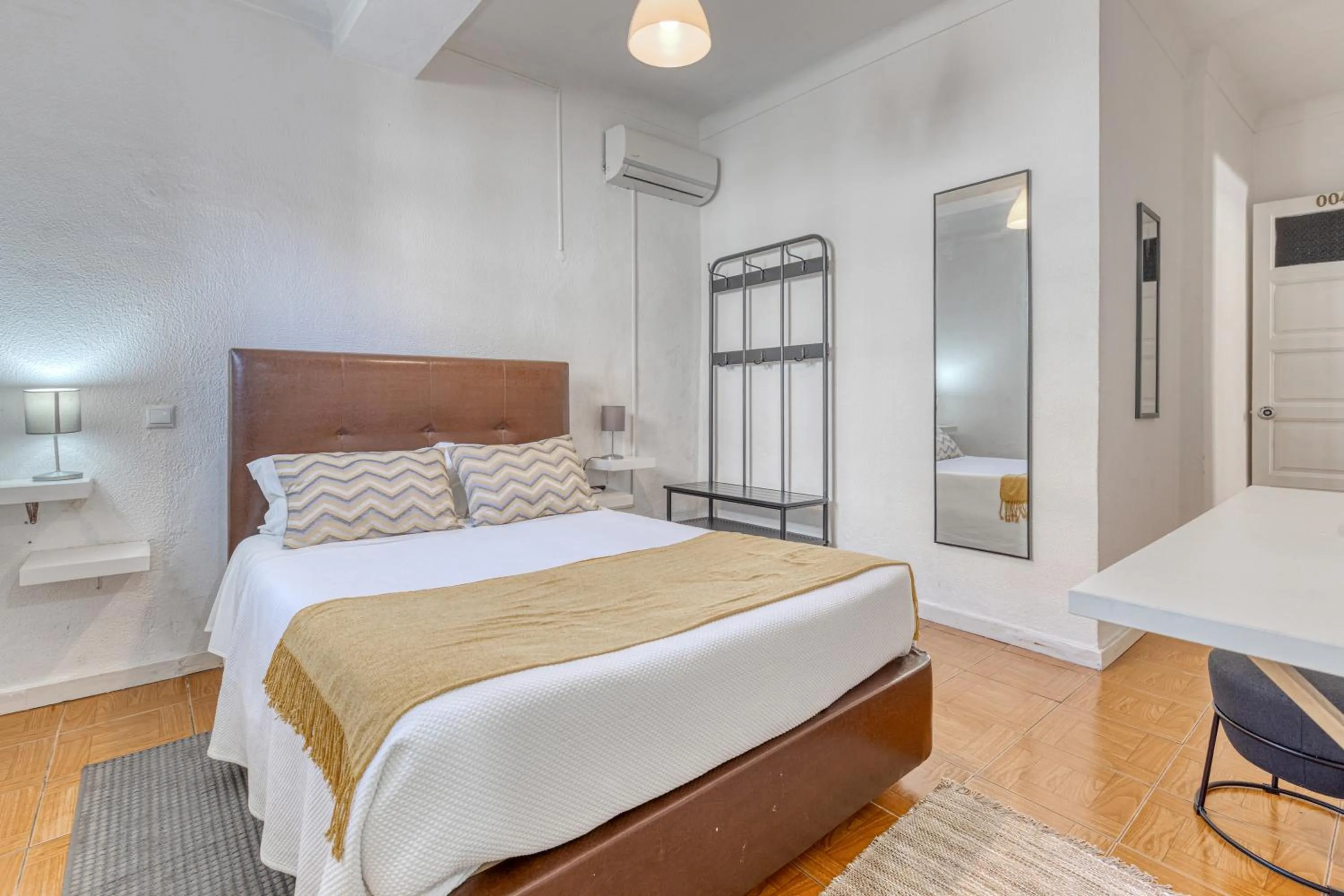 Bed in Hotel Borsalino