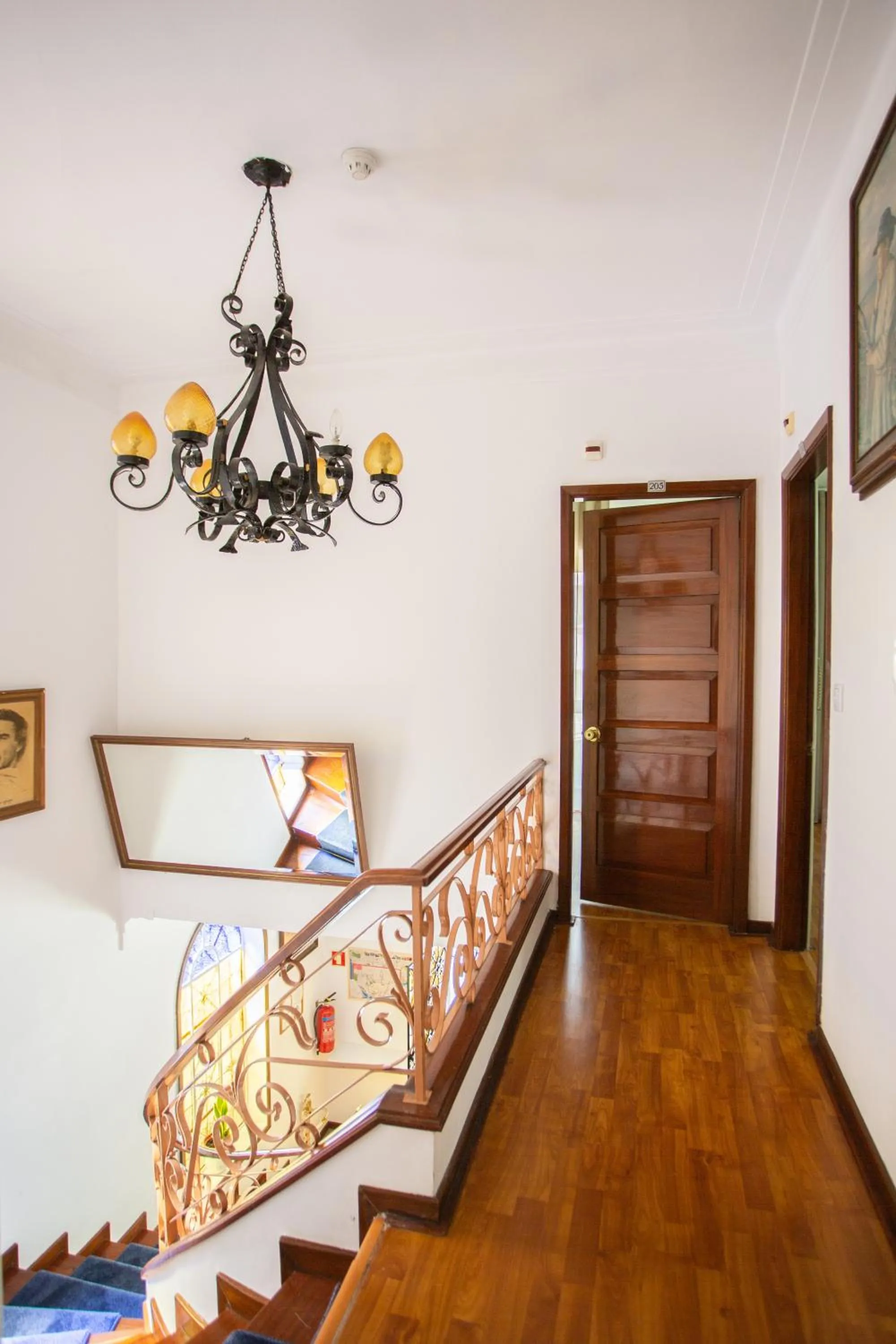 Decorative detail, Bed in Hotel Borsalino