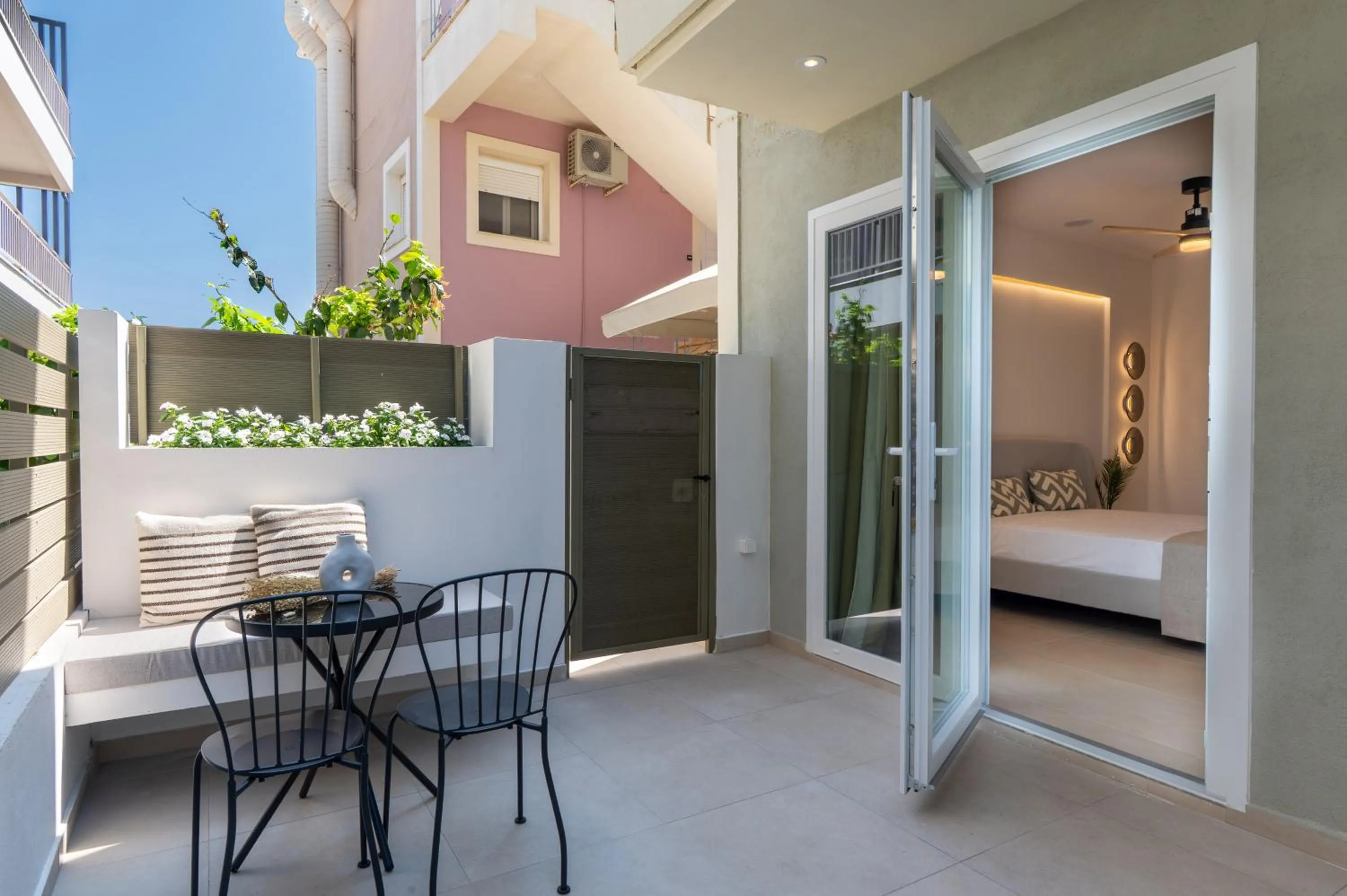 Patio in Socrates Apartments