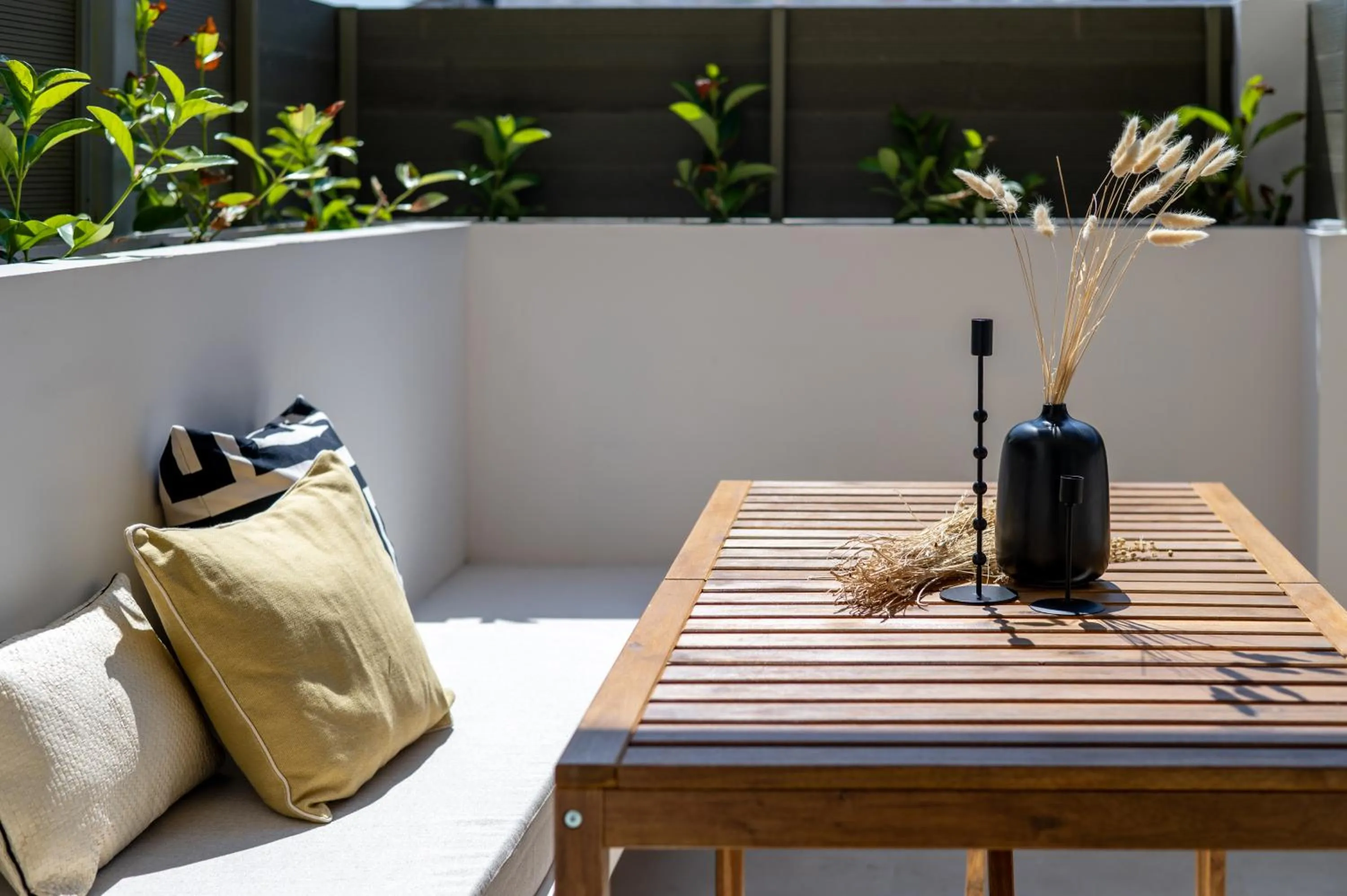 Patio in Socrates Apartments