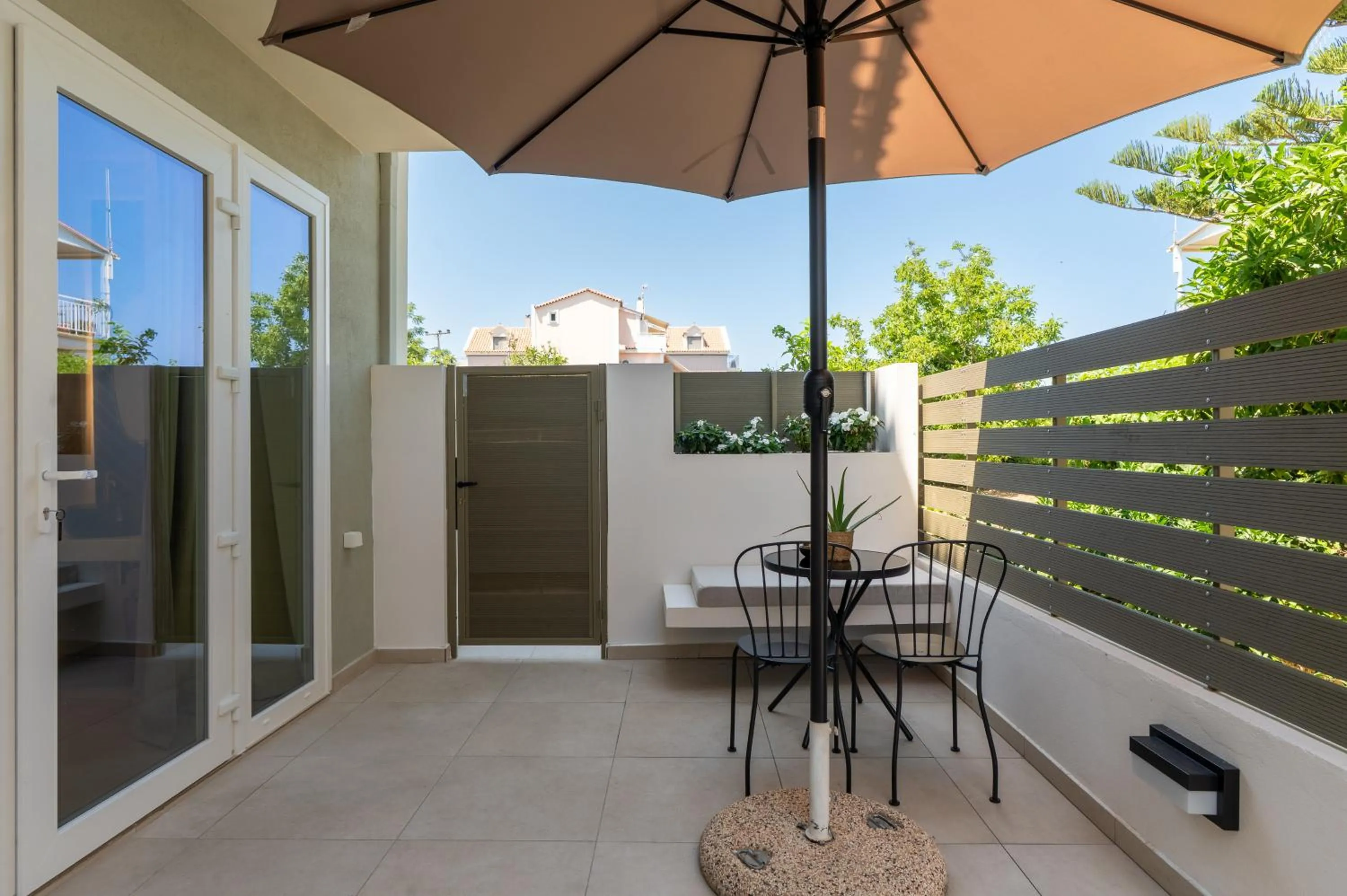 Patio in Socrates Apartments