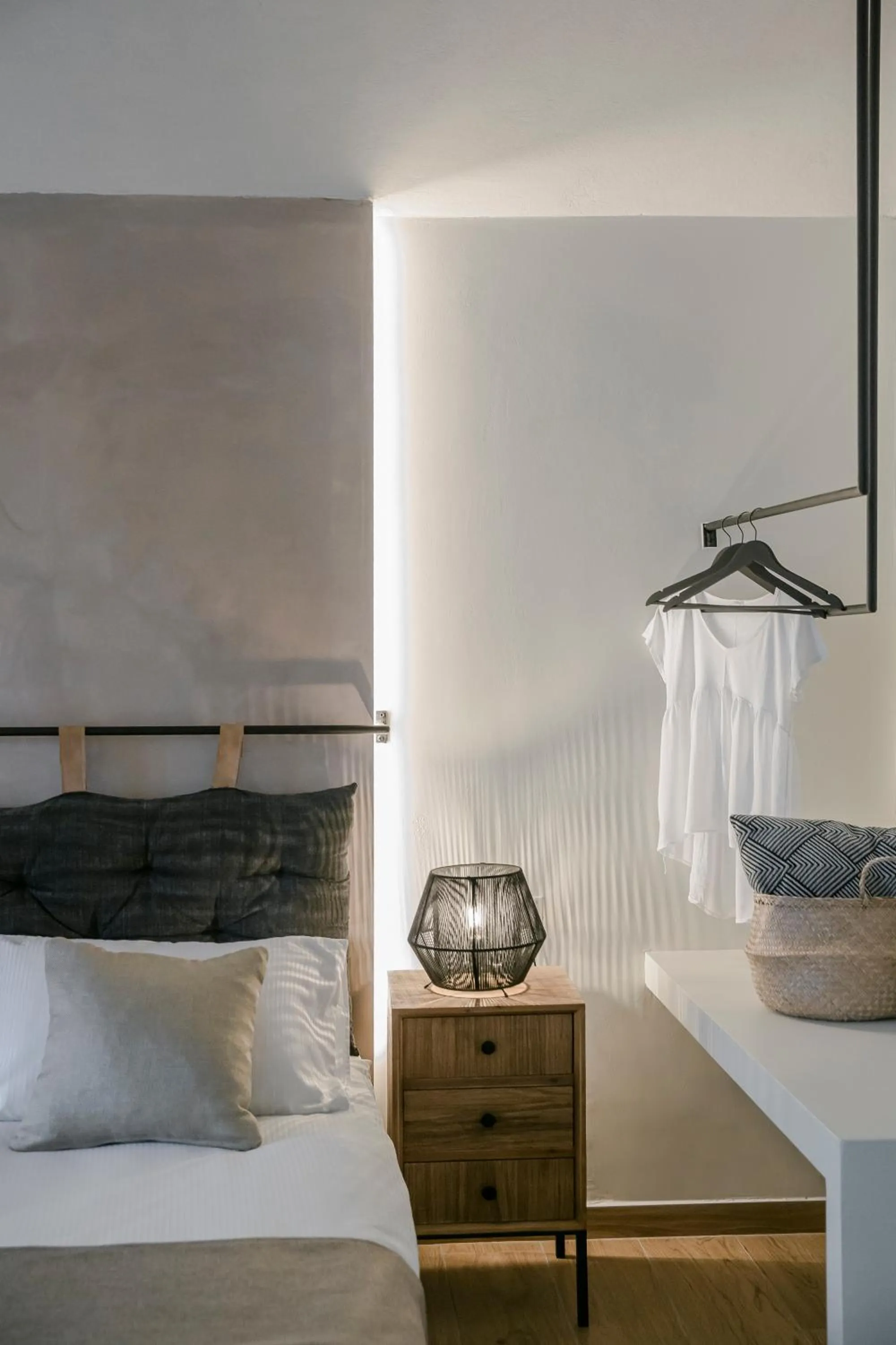 Bed in Socrates Apartments