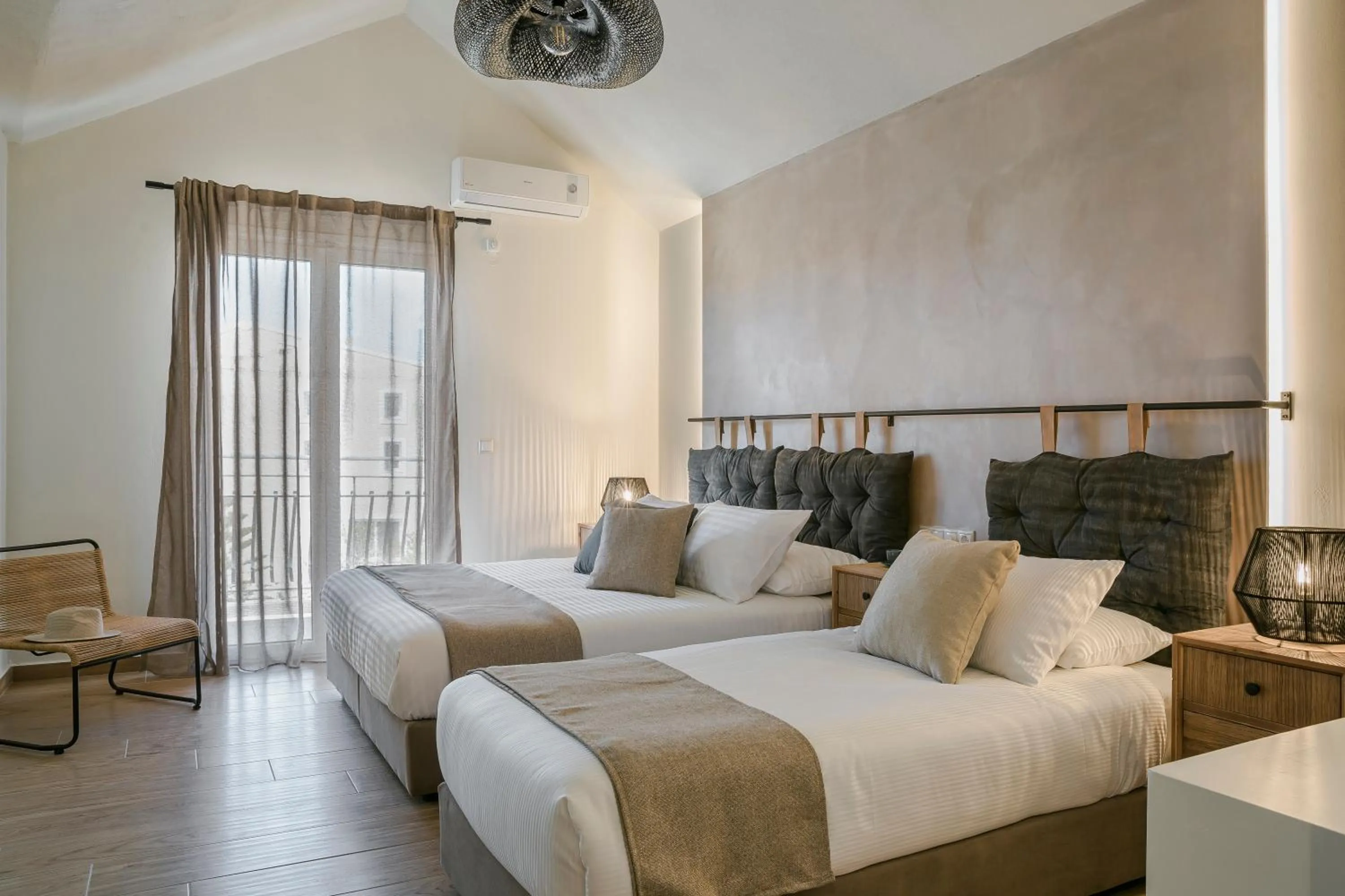 Bed in Socrates Apartments