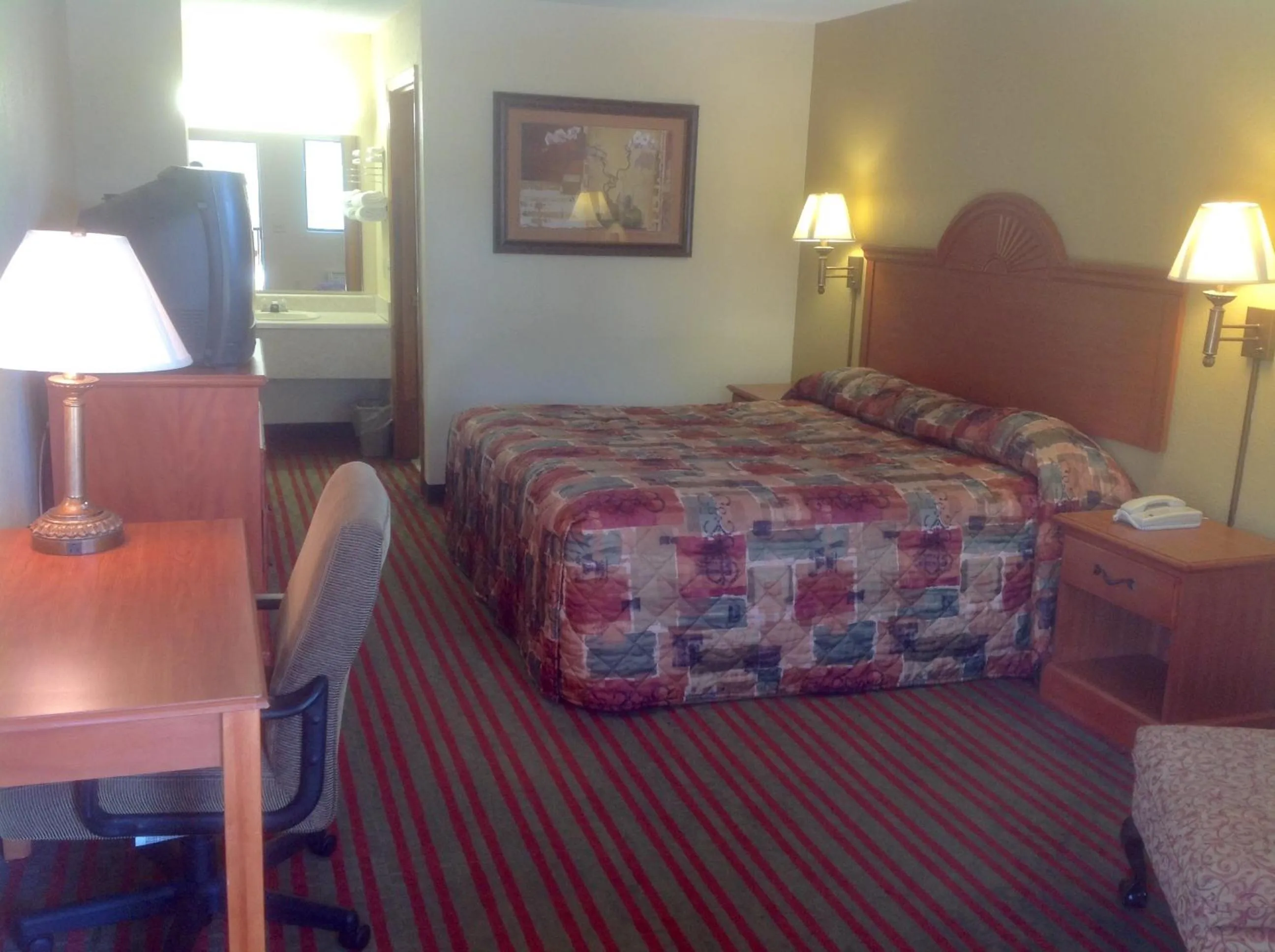 Bed in Western Motel - Jesup