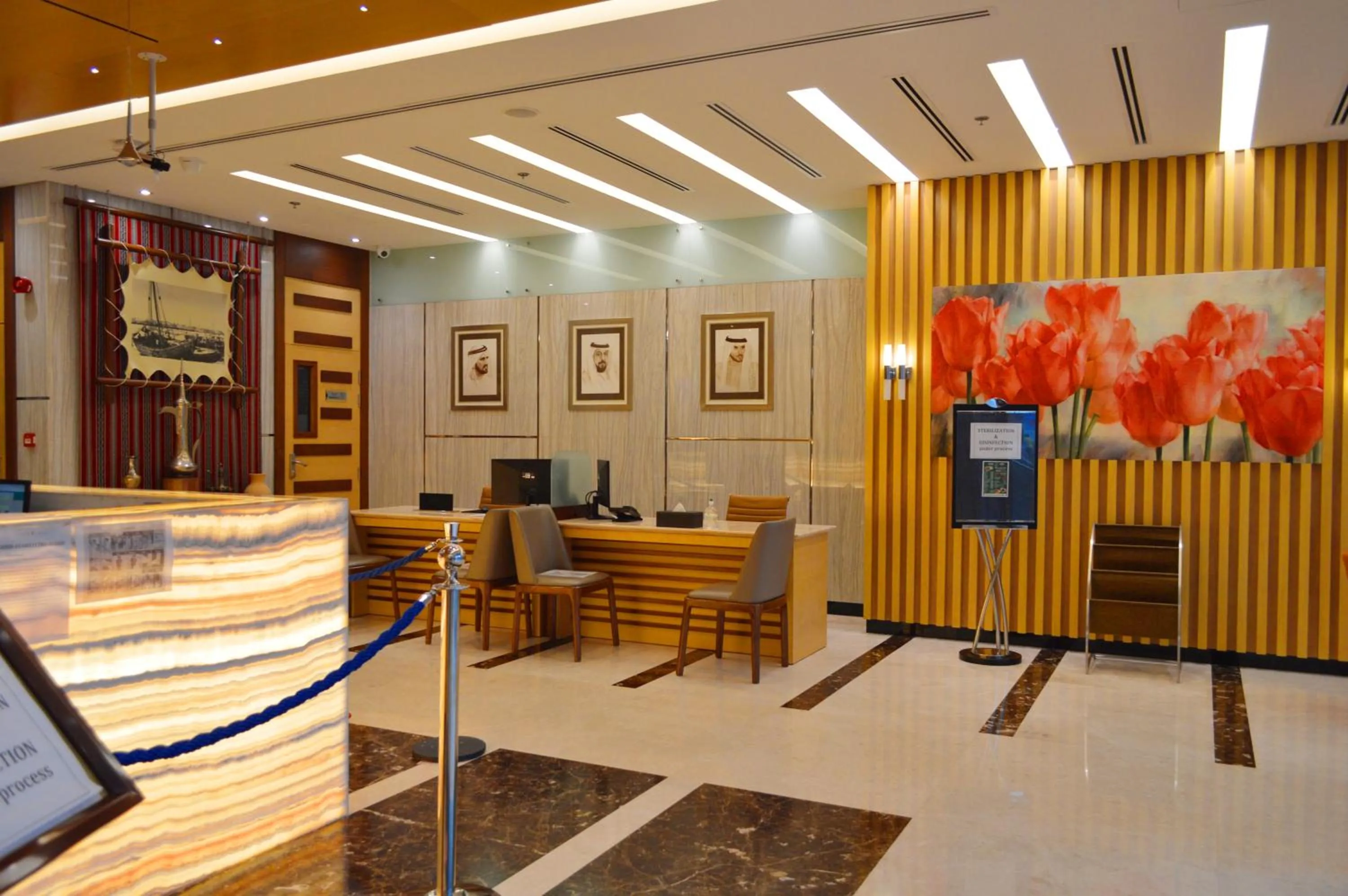 Lobby or reception in Tulip Al Barsha Hotel Apartment