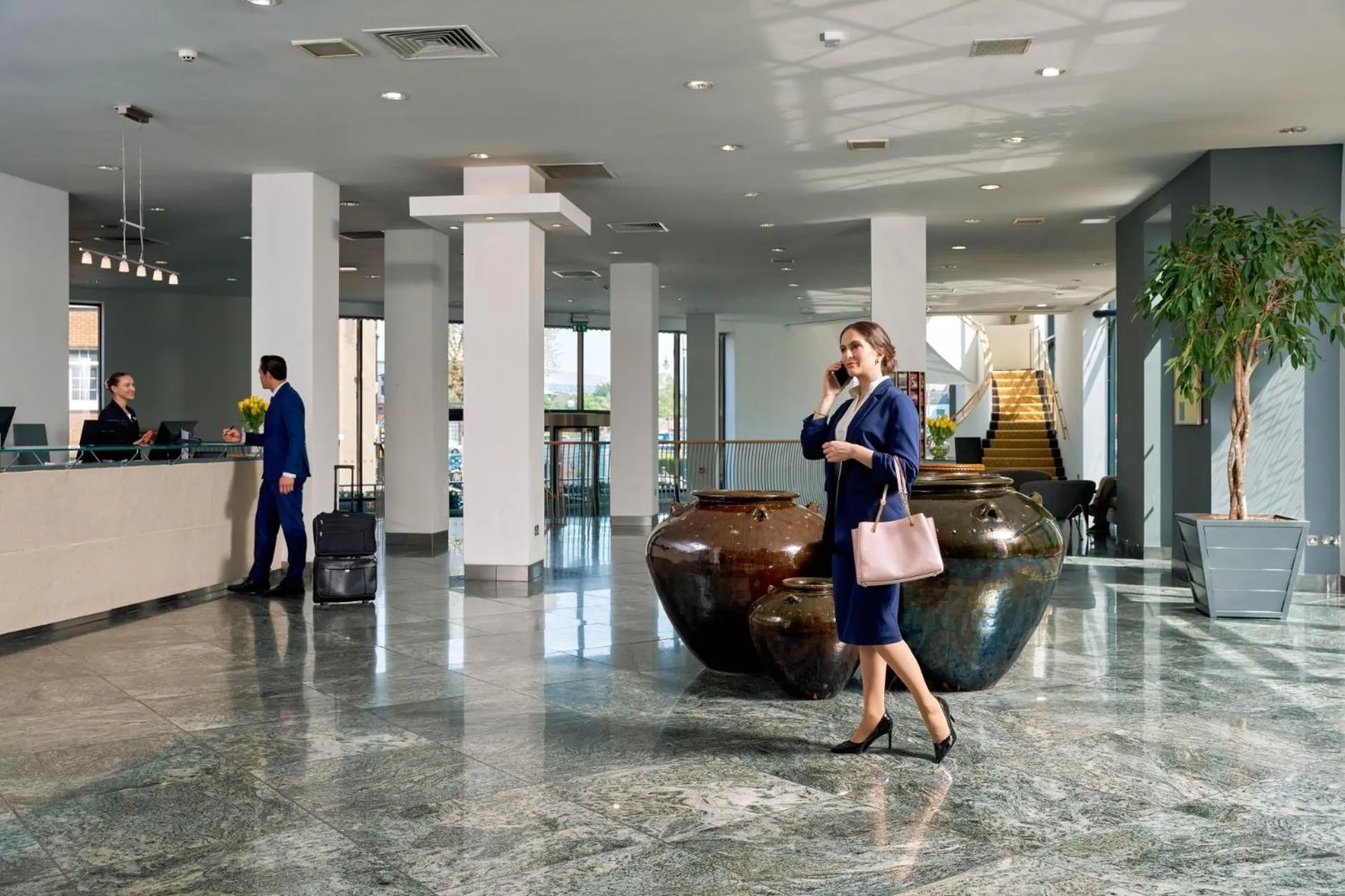 Lobby or reception in Herbert Park Hotel and Park Residence