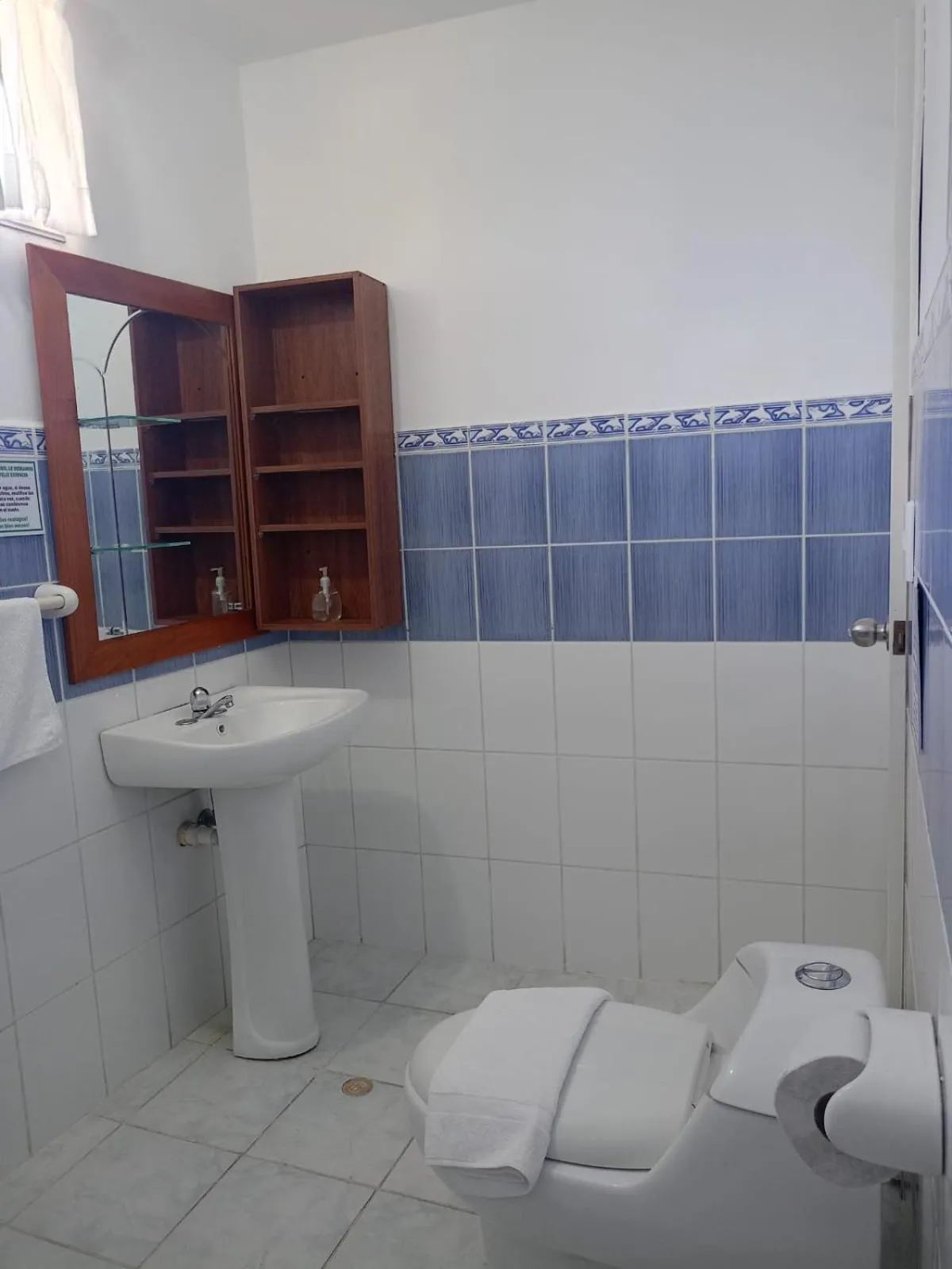 Toilet in Galápagos Isabela Hotel Loja