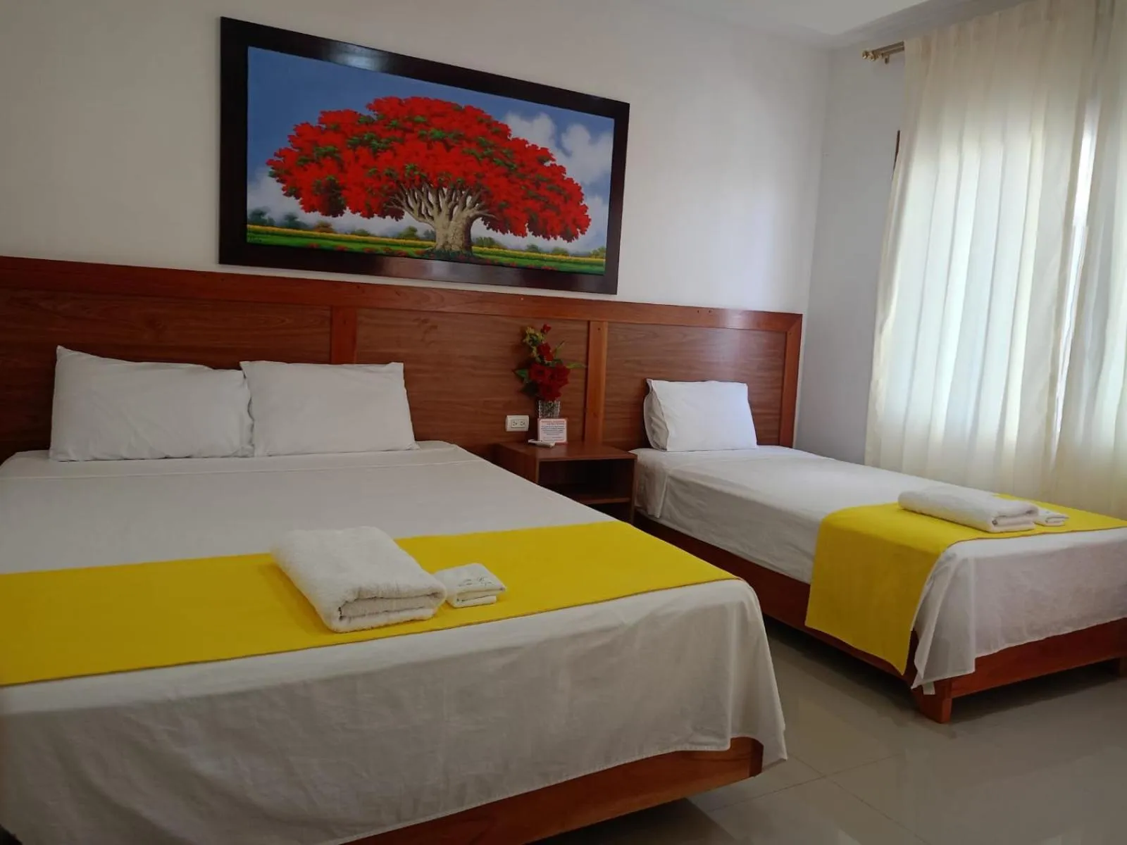 Bedroom, Bed in Galápagos Isabela Hotel Loja