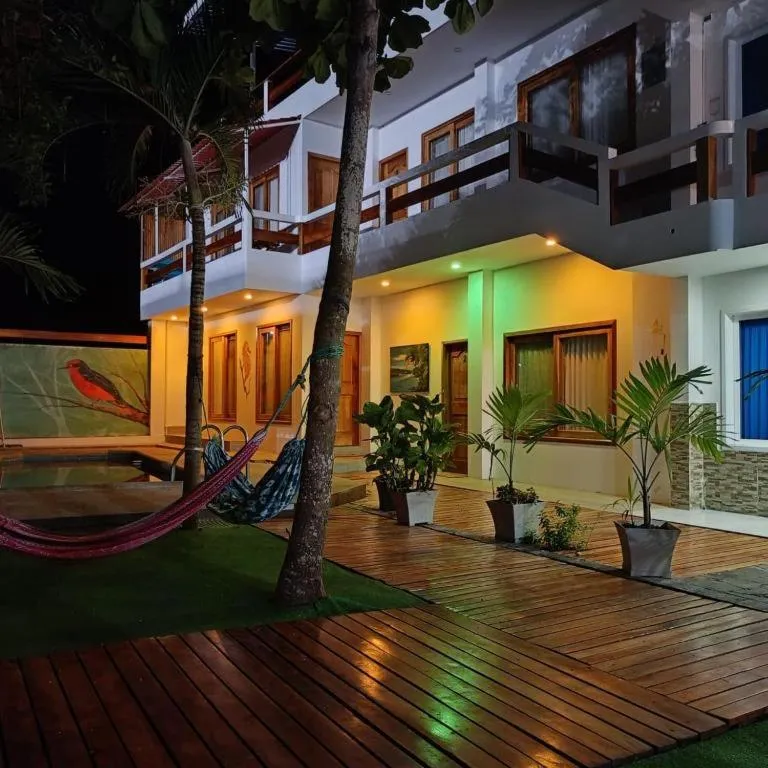 Patio in Galápagos Isabela Hotel Loja