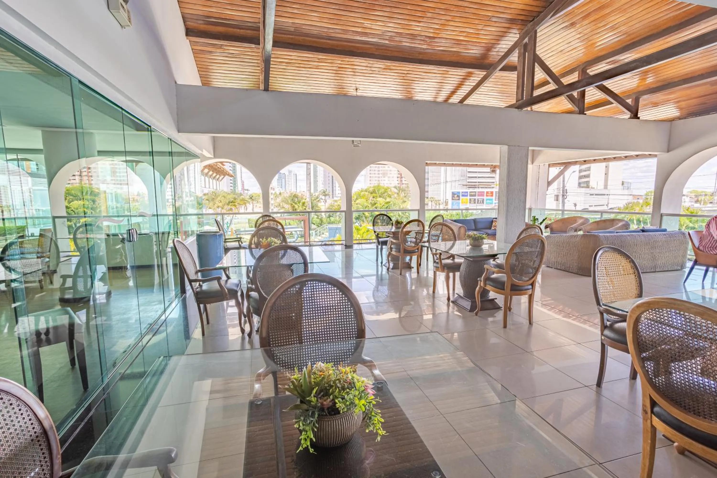 Balcony/Terrace in Hotel Village Premium Campina Grande