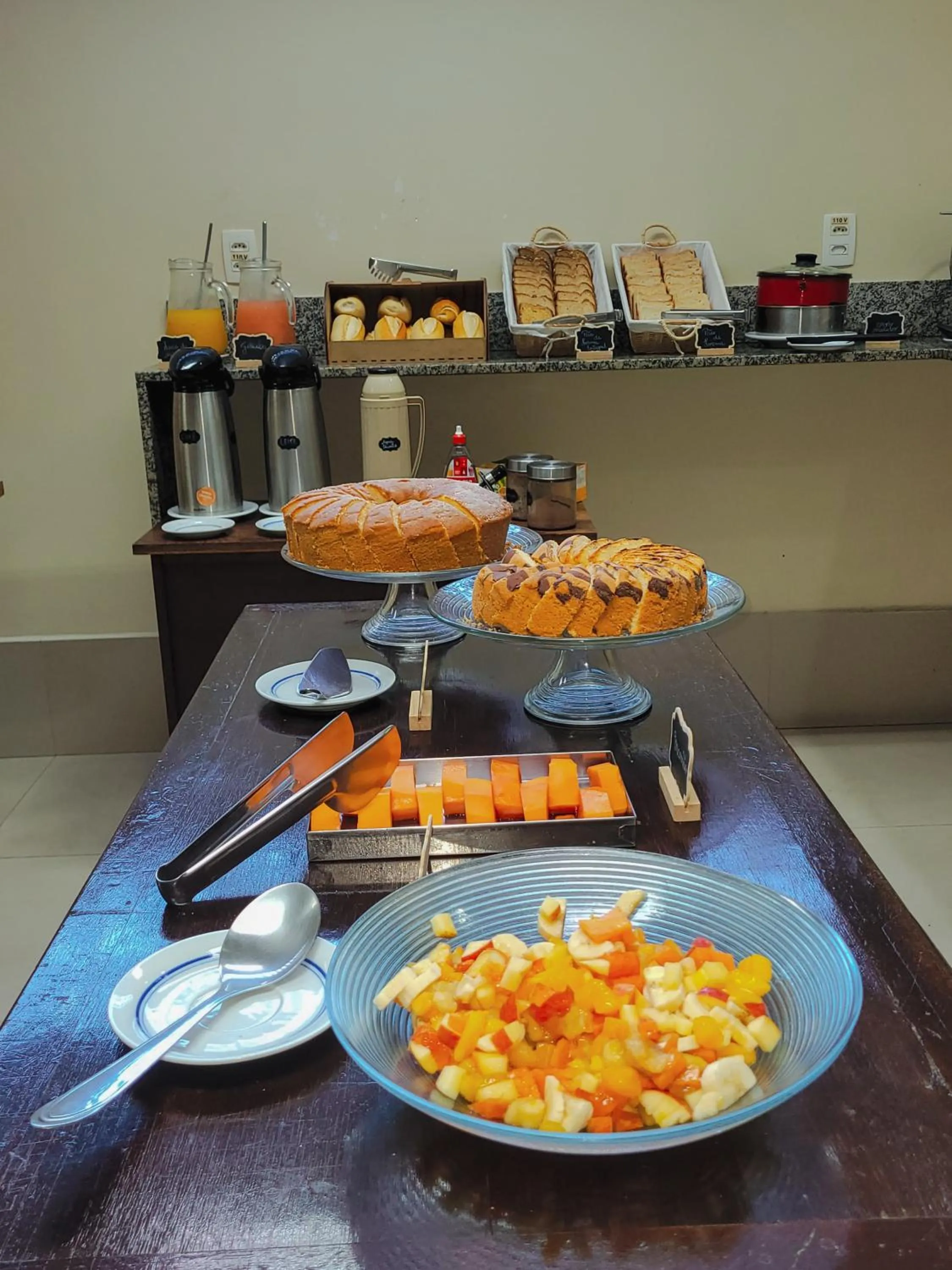 Breakfast in Dom Pedro Hotel