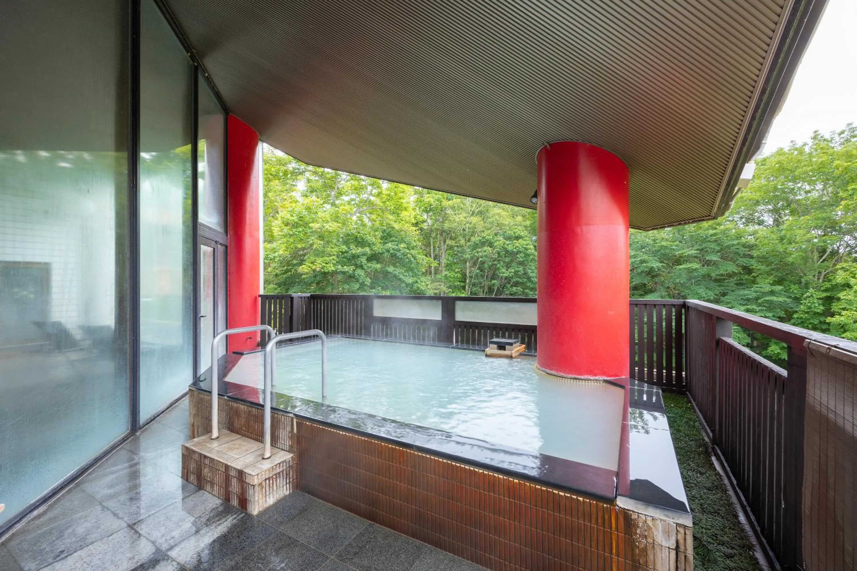 Open Air Bath in Hotel Kanronomori
