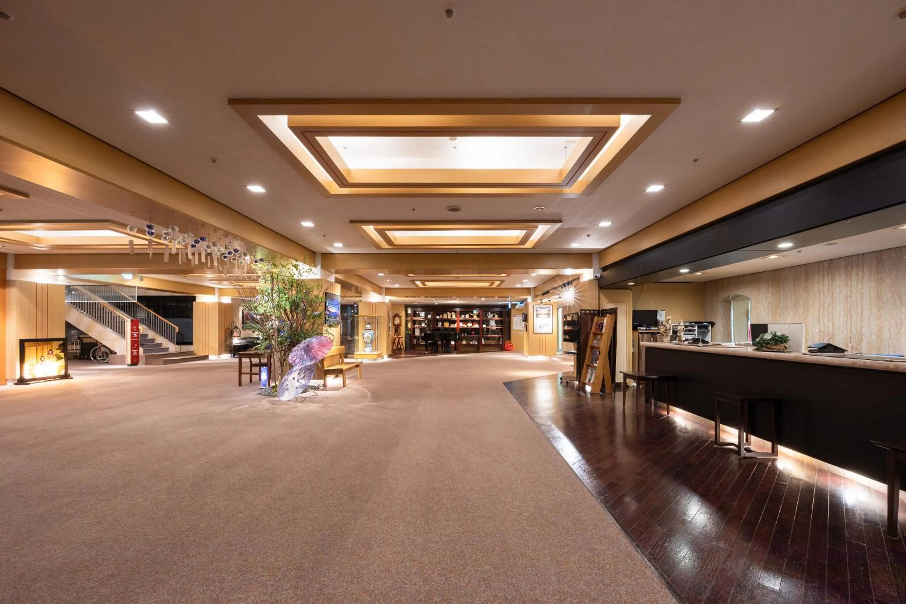 Lobby or reception in Hotel Kanronomori