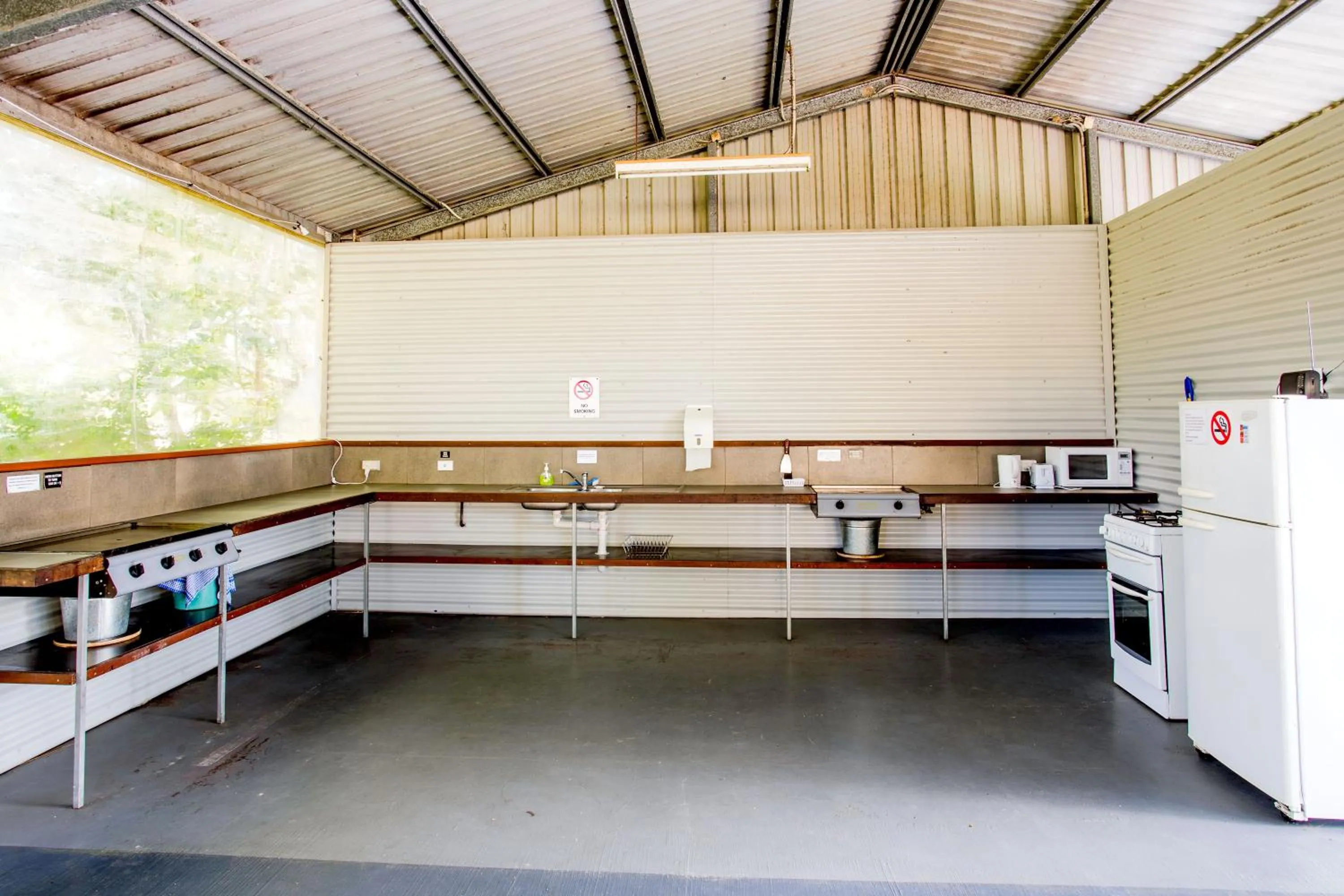 Kitchen or kitchenette in Tasman Holiday Parks - Hervey Bay