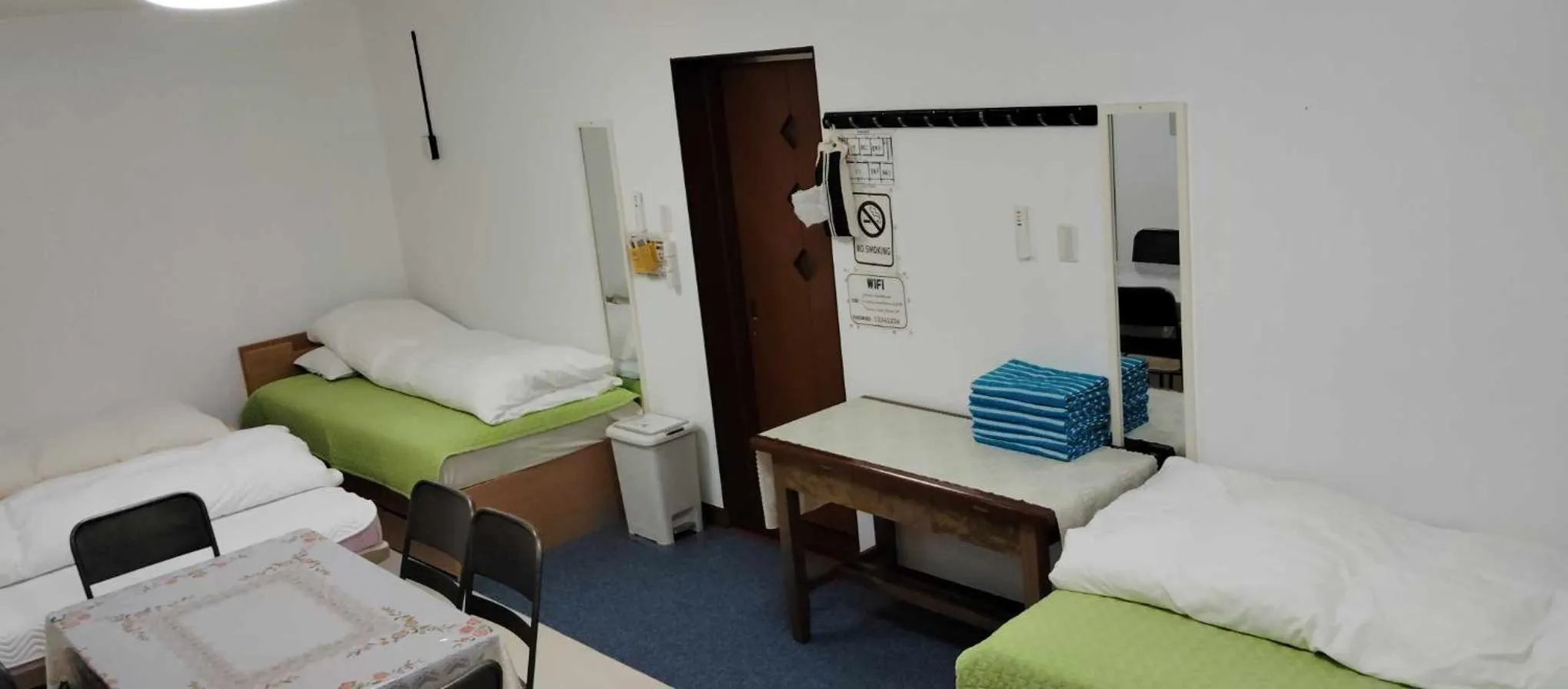 Bed in Oyama Guesthouse Kyoto