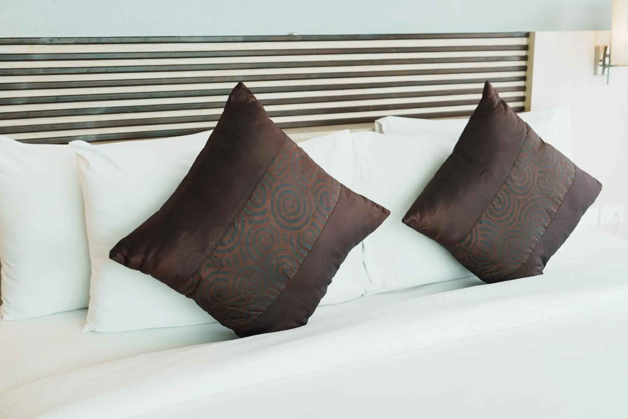 Bed in Green Hotel and Resort