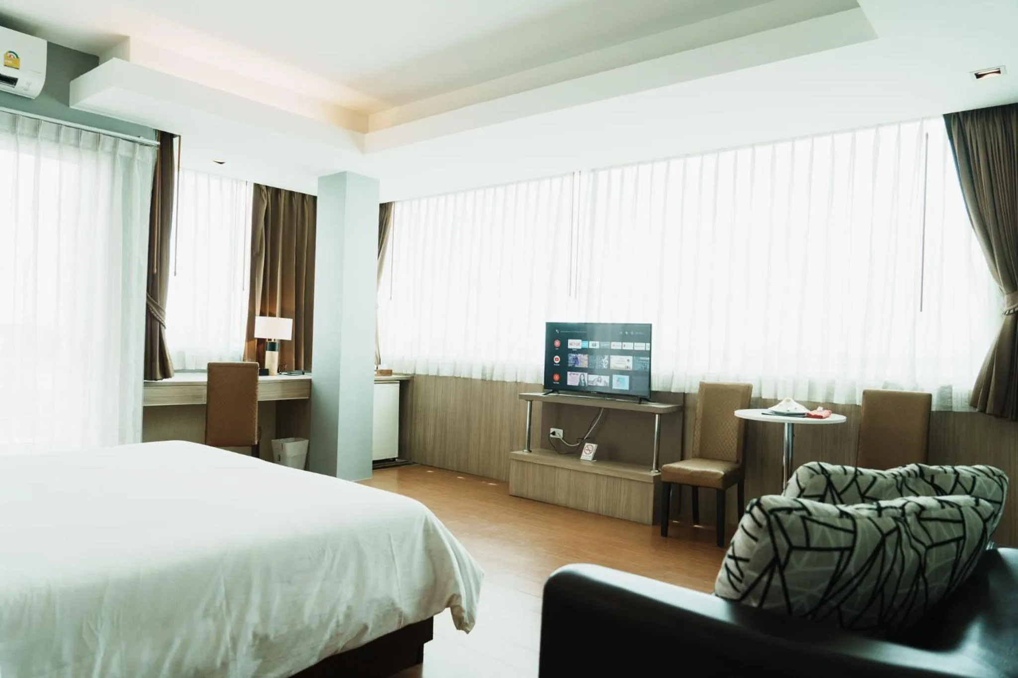 Bed in Green Hotel and Resort