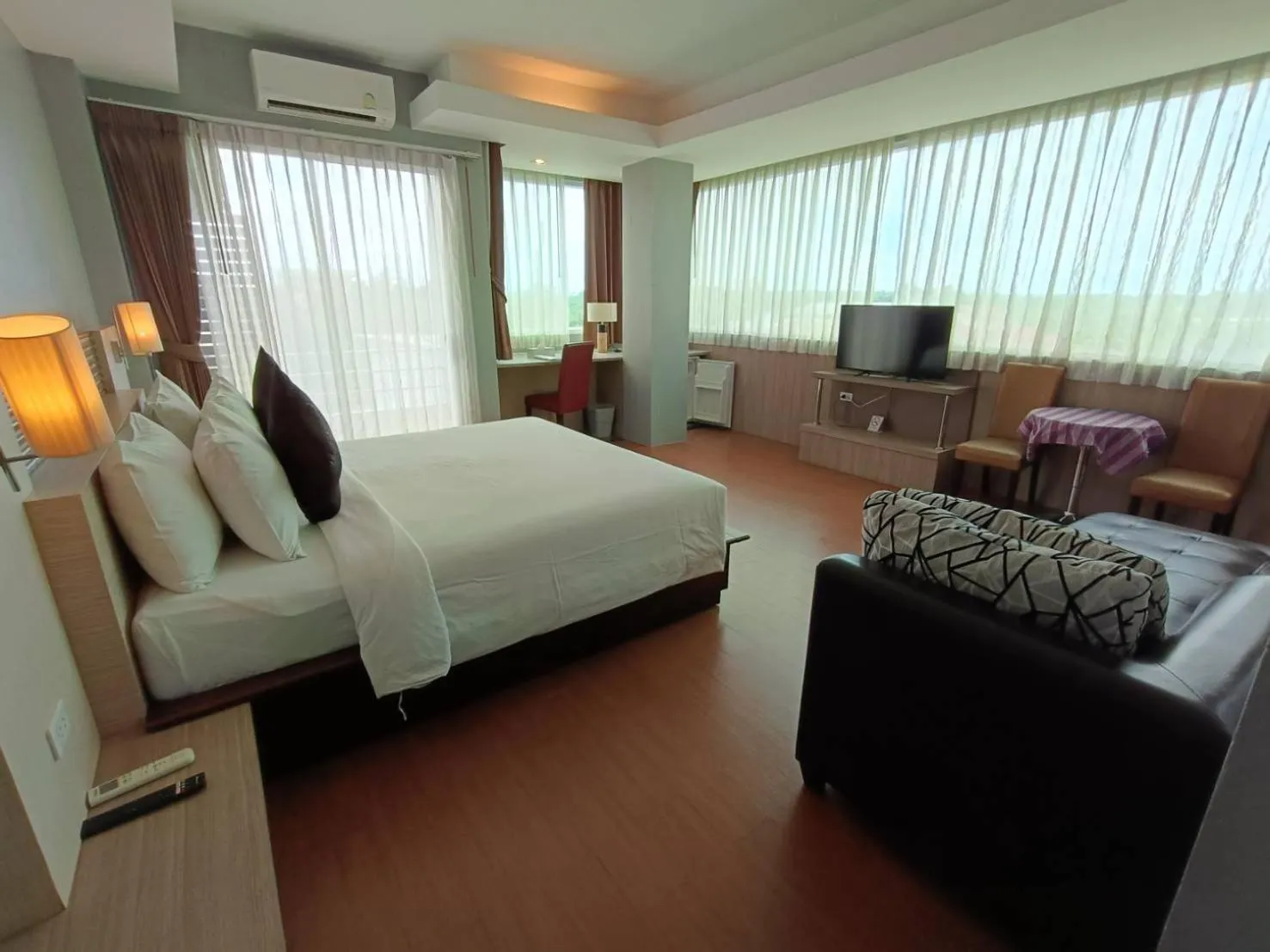 Bed in Green Hotel and Resort