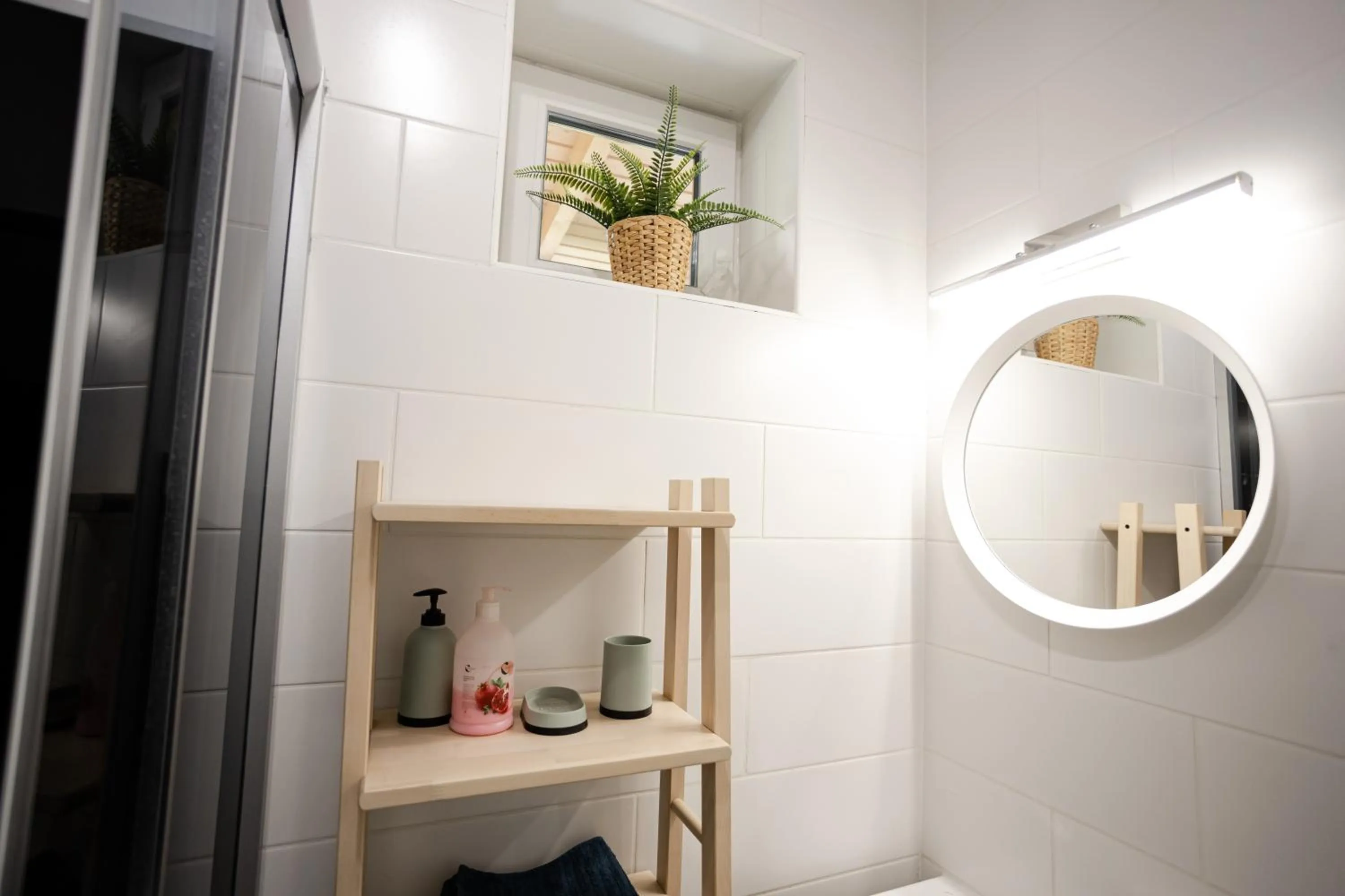 Bathroom in Halfarock Vízi-Erdei Apartmanház