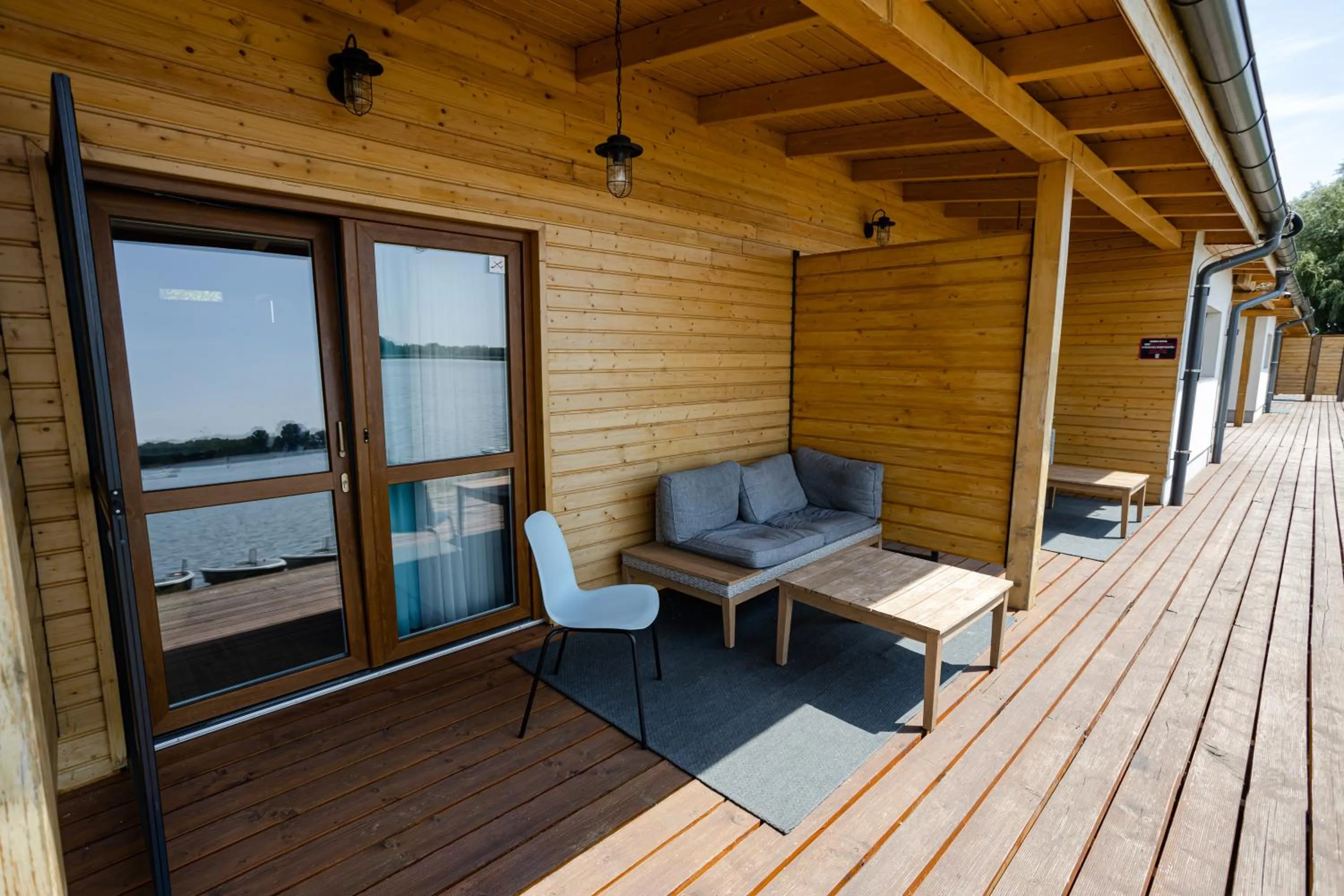 Balcony/Terrace in Halfarock Vízi-Erdei Apartmanház