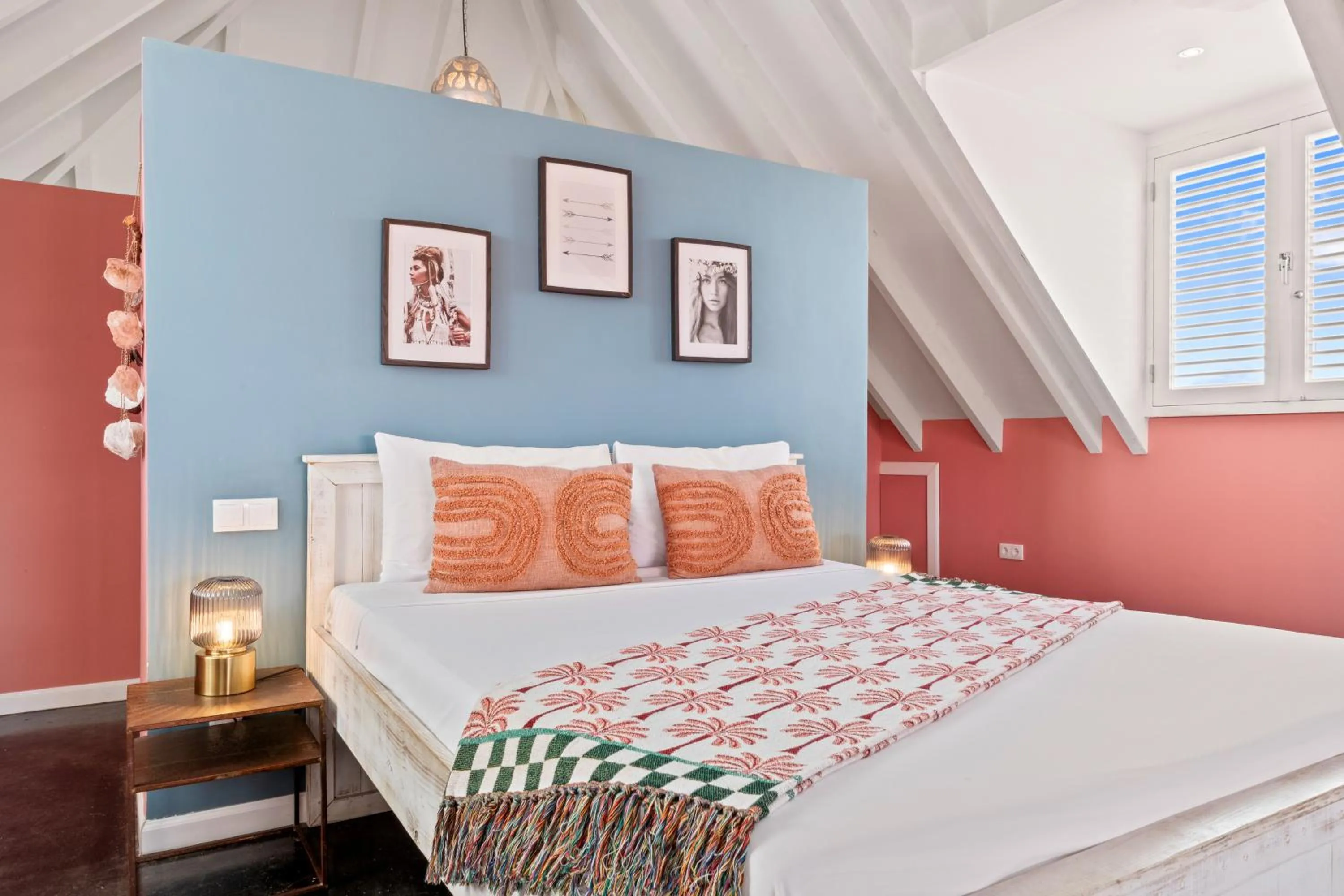Bed in BOHO Bohemian Boutique Hotel