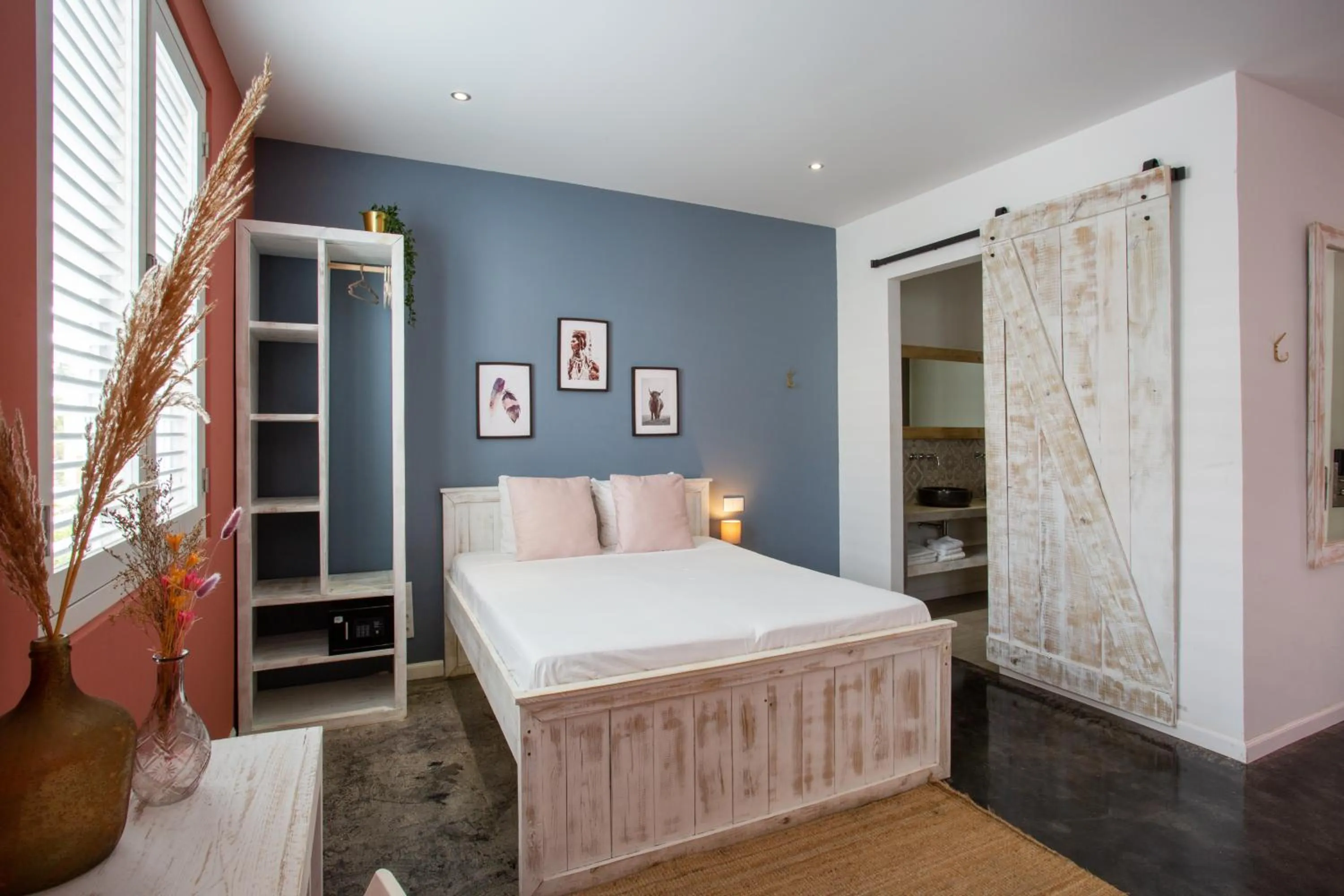 Bed in BOHO Bohemian Boutique Hotel