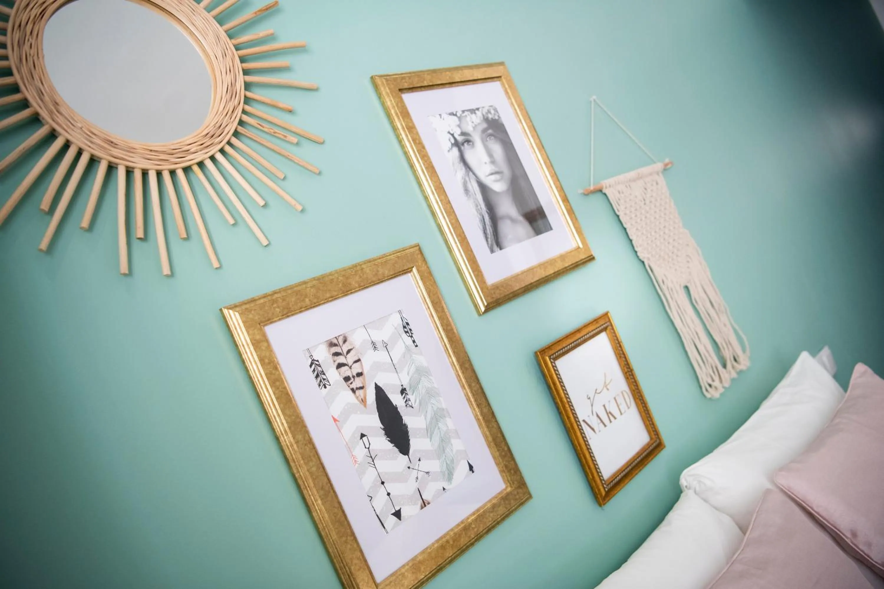 Decorative detail, Bed in BOHO Bohemian Boutique Hotel