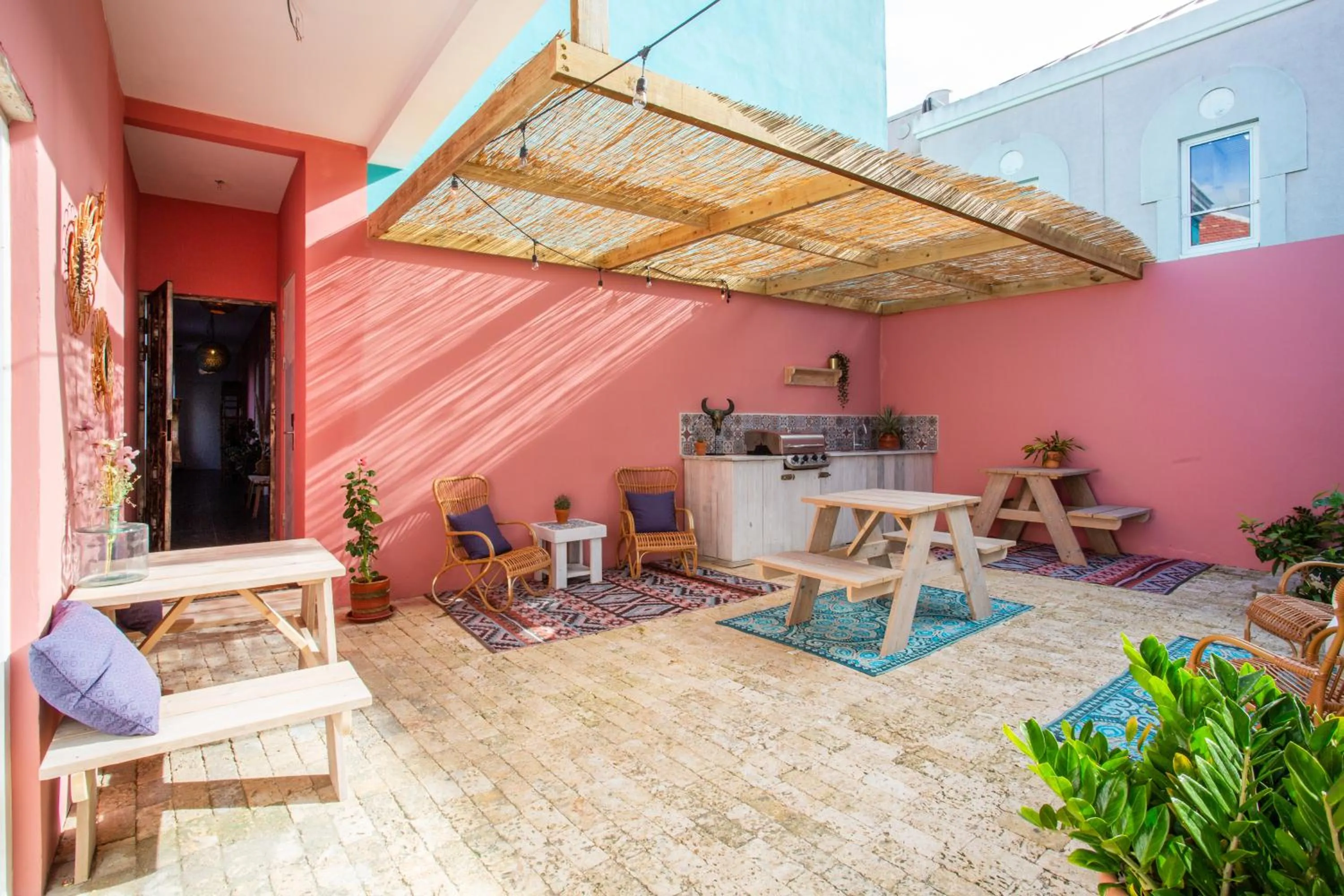 Patio in BOHO Bohemian Boutique Hotel