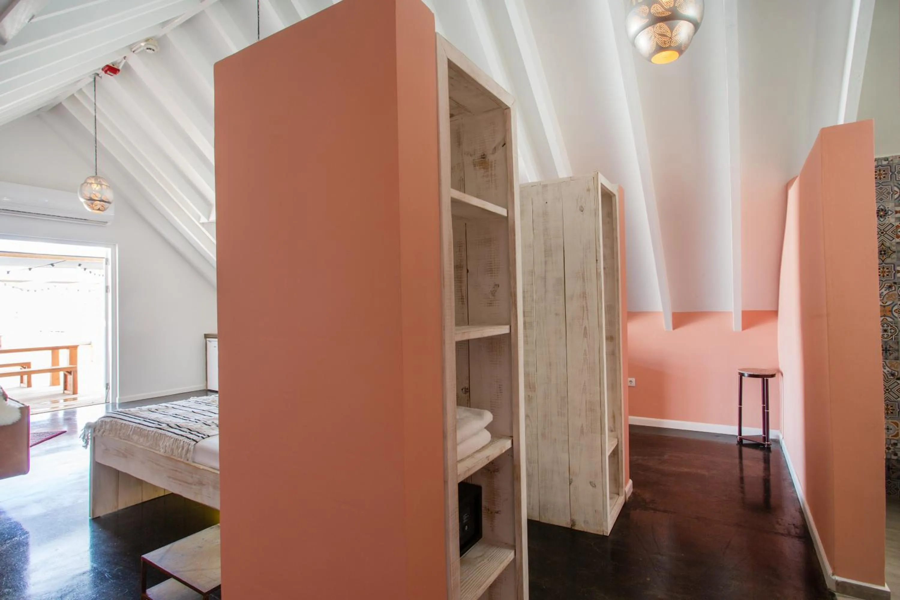 Balcony/Terrace, Bed in BOHO Bohemian Boutique Hotel