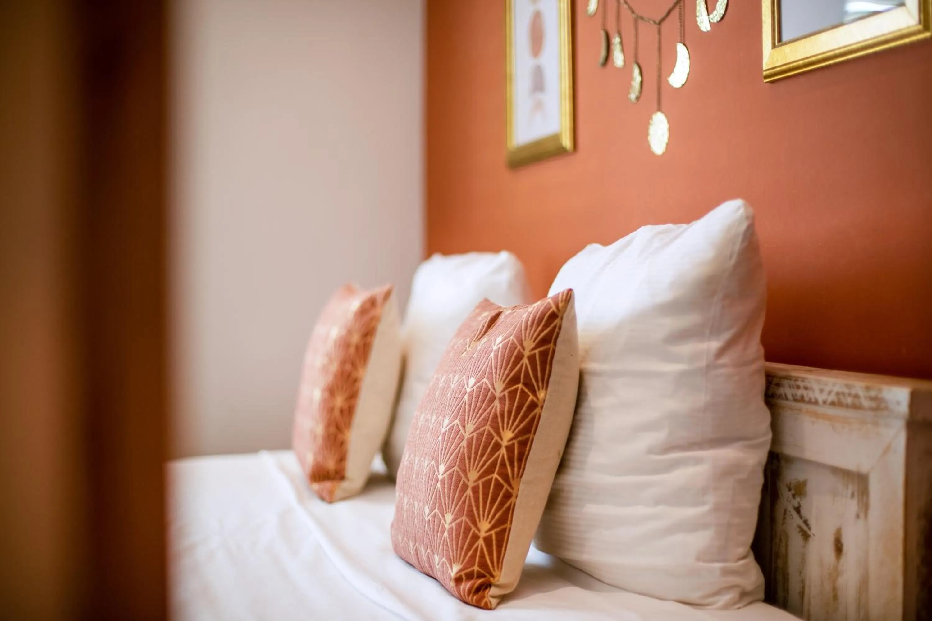 Bed in BOHO Bohemian Boutique Hotel