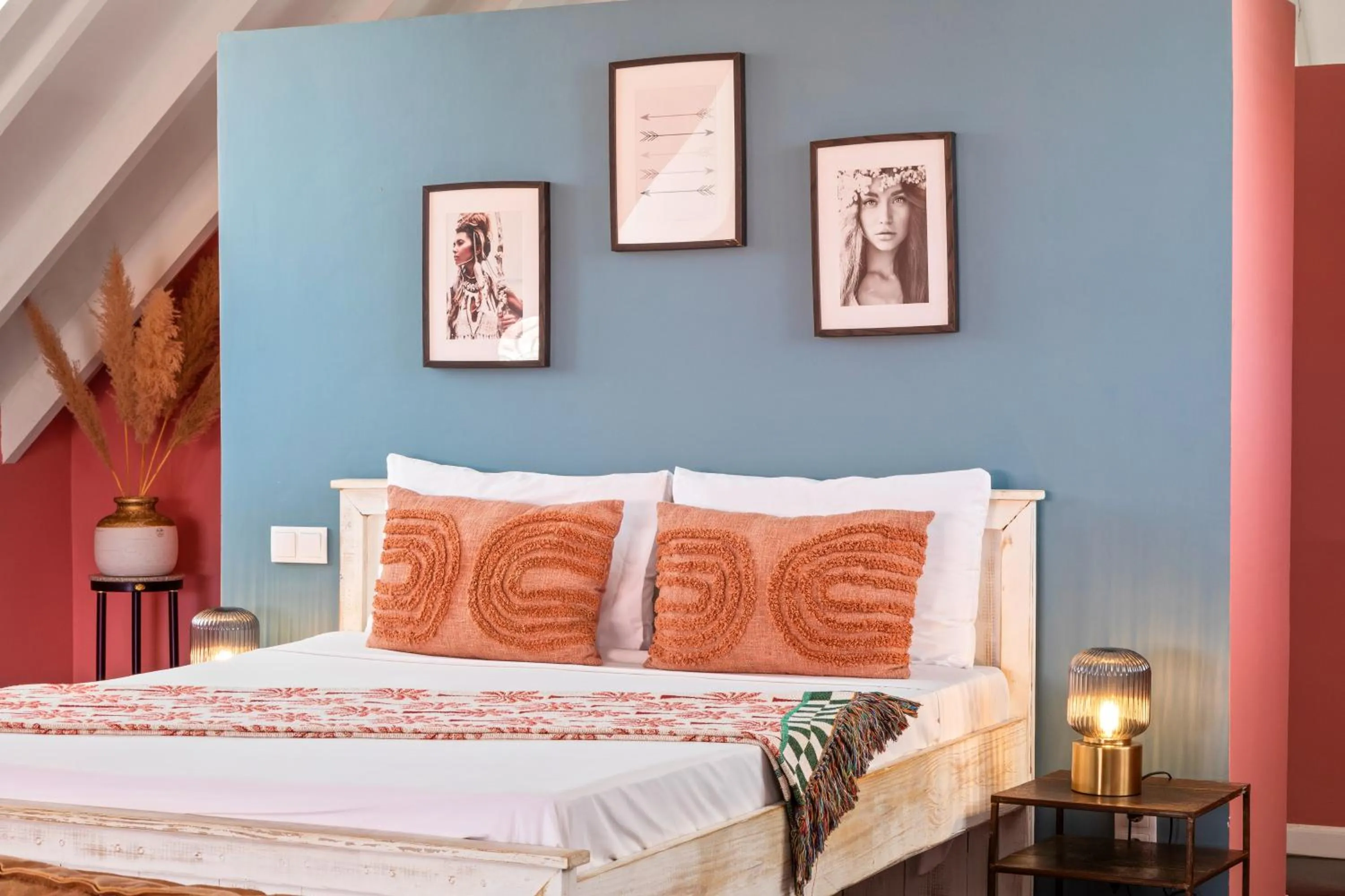 Bed in BOHO Bohemian Boutique Hotel