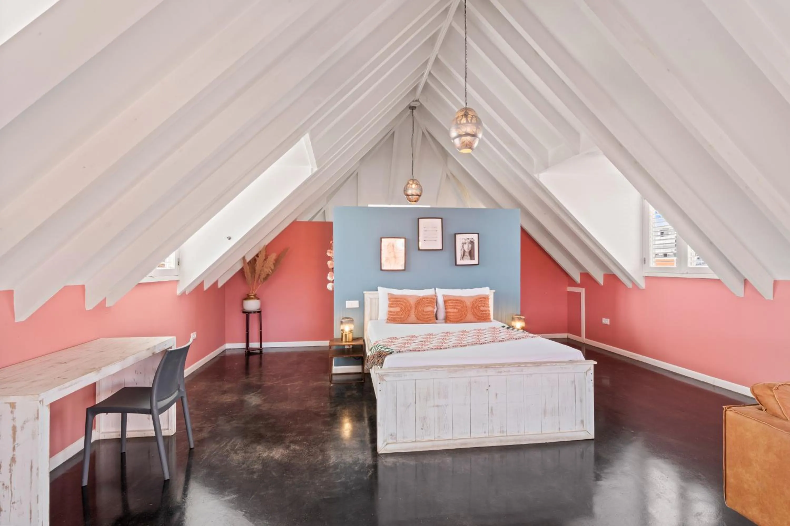 Bed in BOHO Bohemian Boutique Hotel