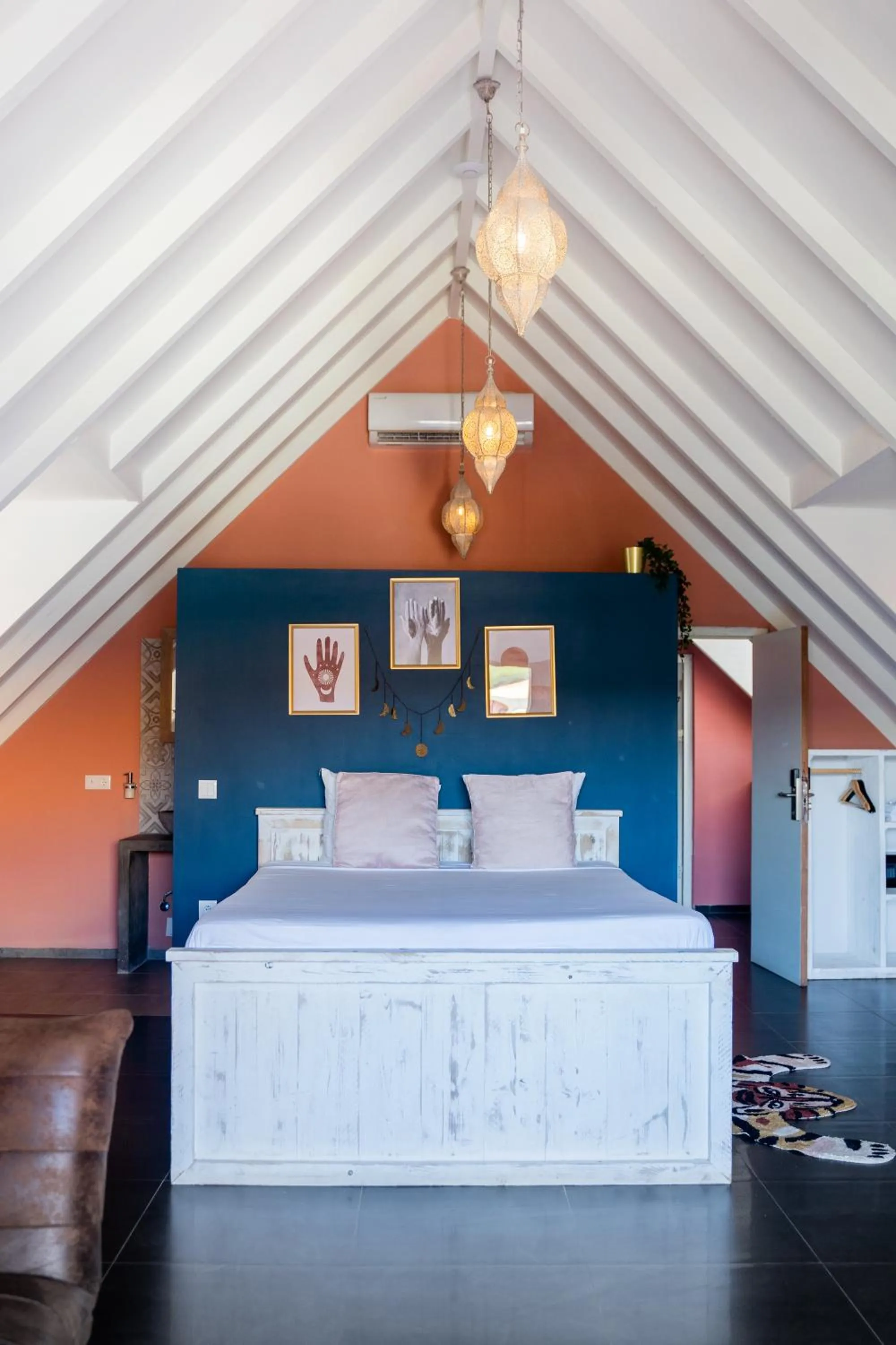 Bed in BOHO Bohemian Boutique Hotel