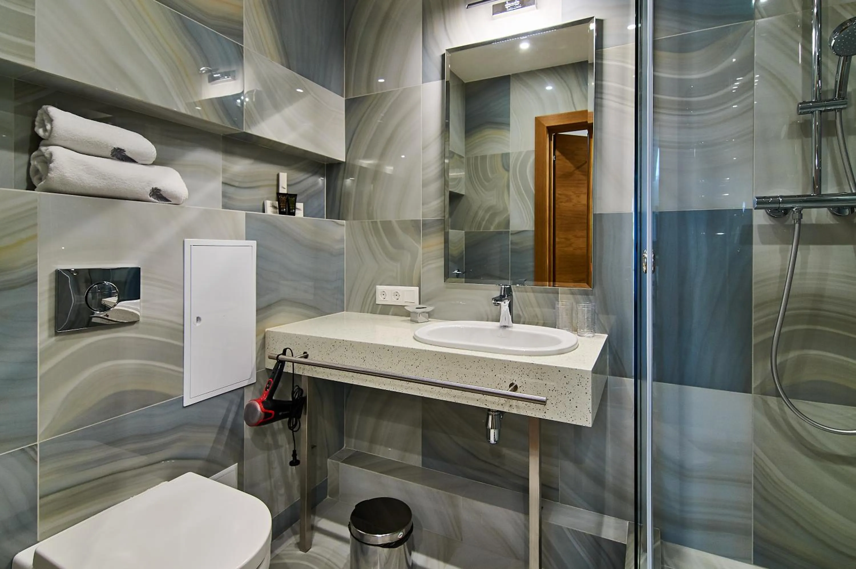 Shower in Light Hotel