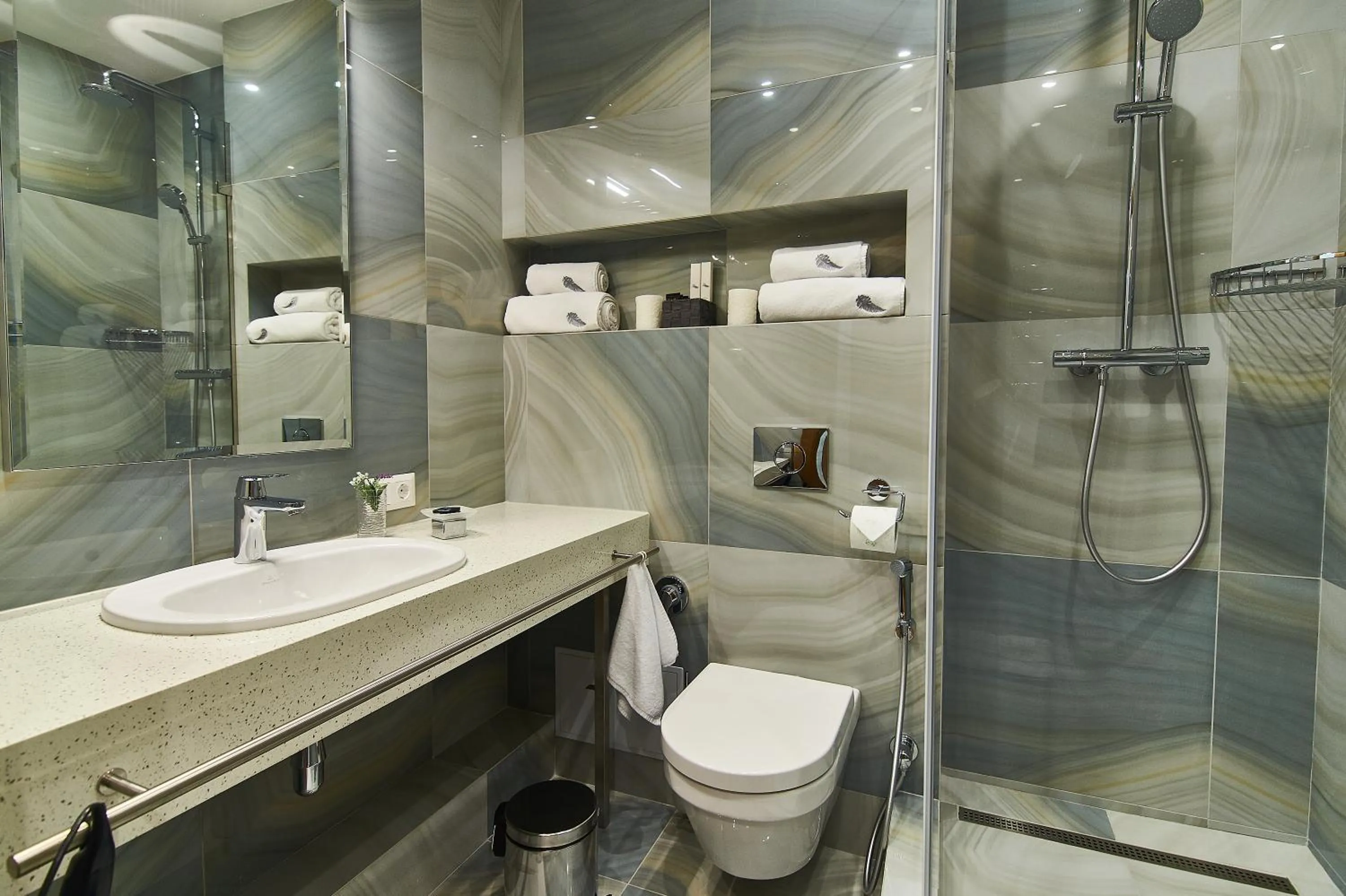 Shower in Light Hotel