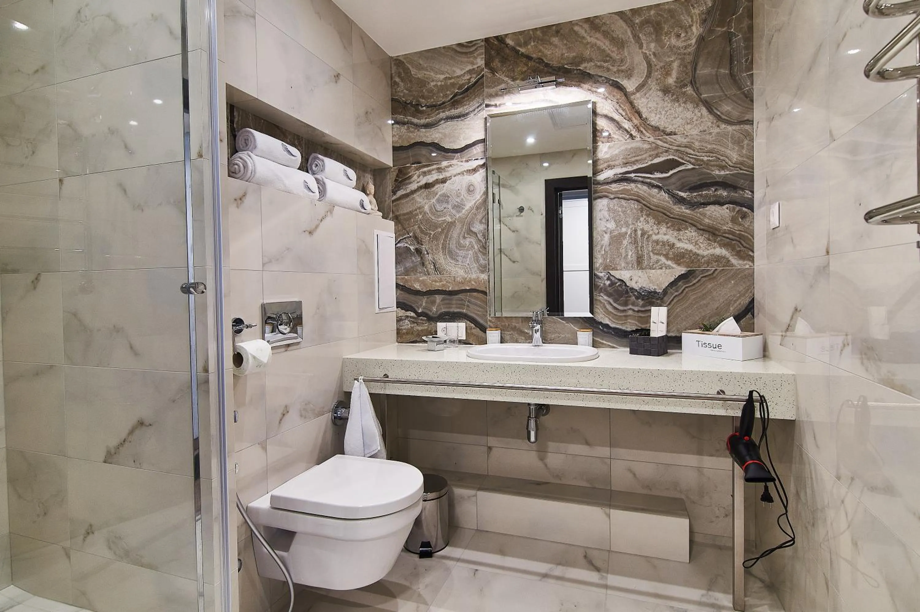 Shower in Light Hotel