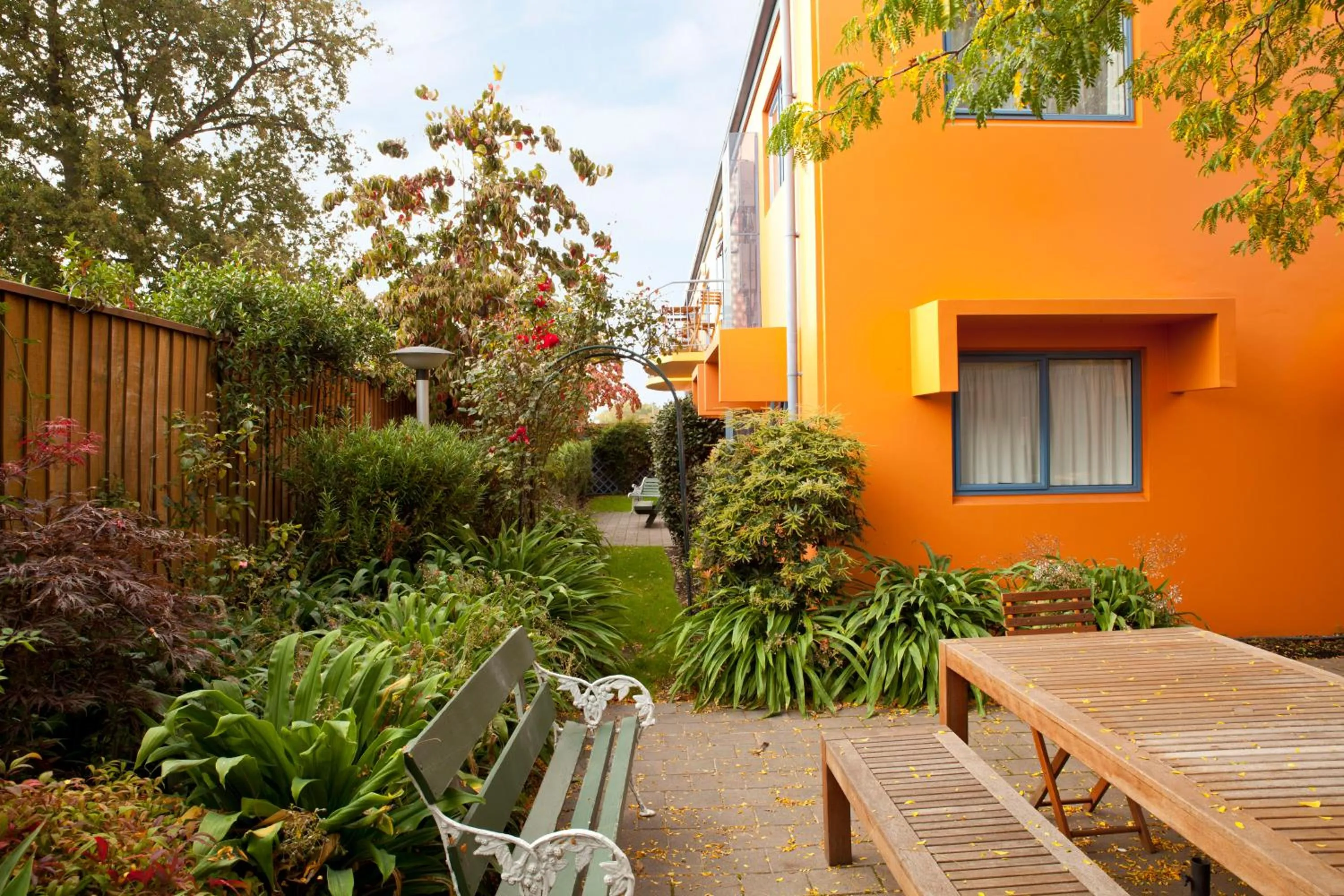 Patio in Addington Court Motel