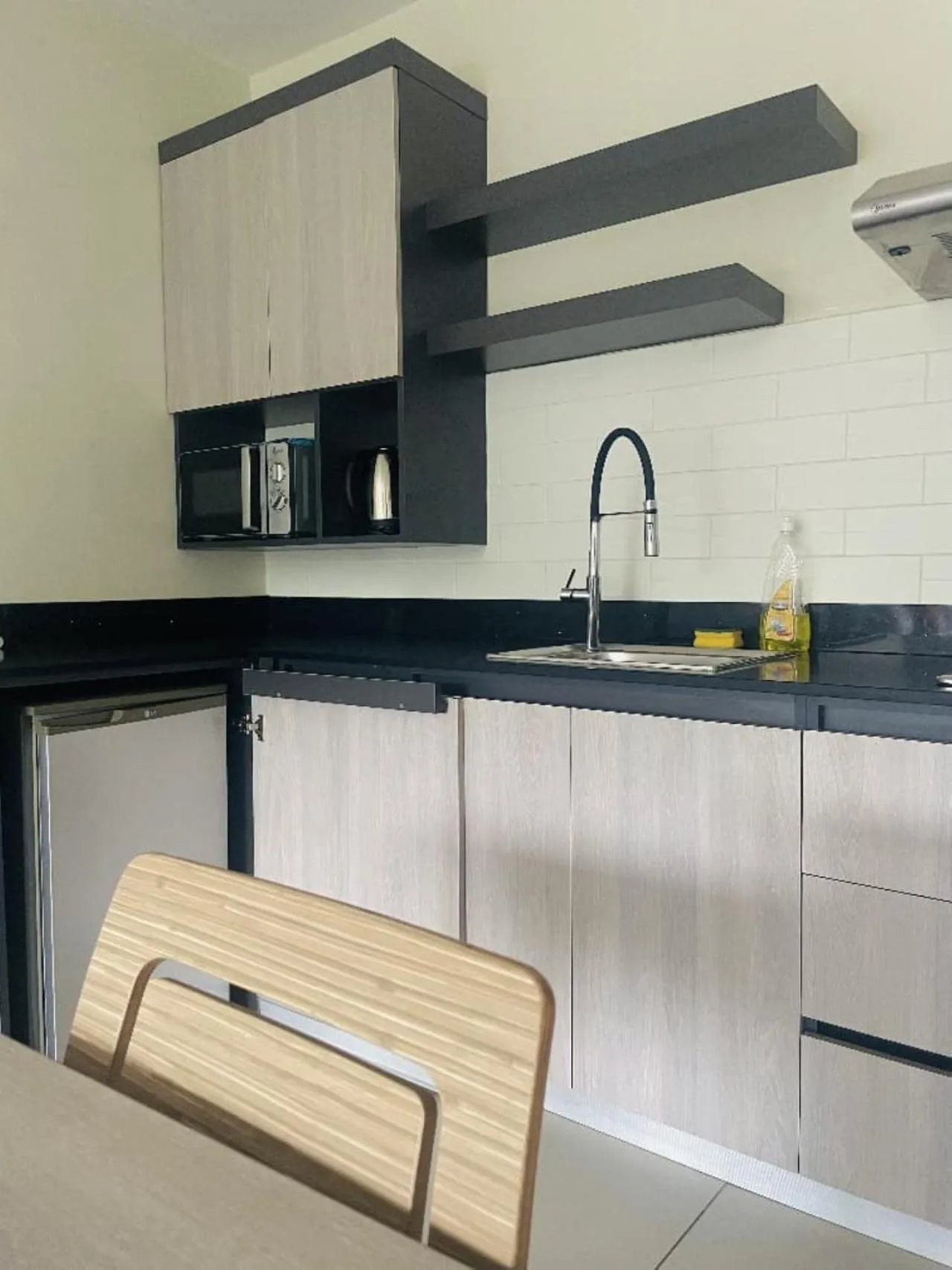 Kitchen or kitchenette in Résidences Les Hauts de l'Indenié