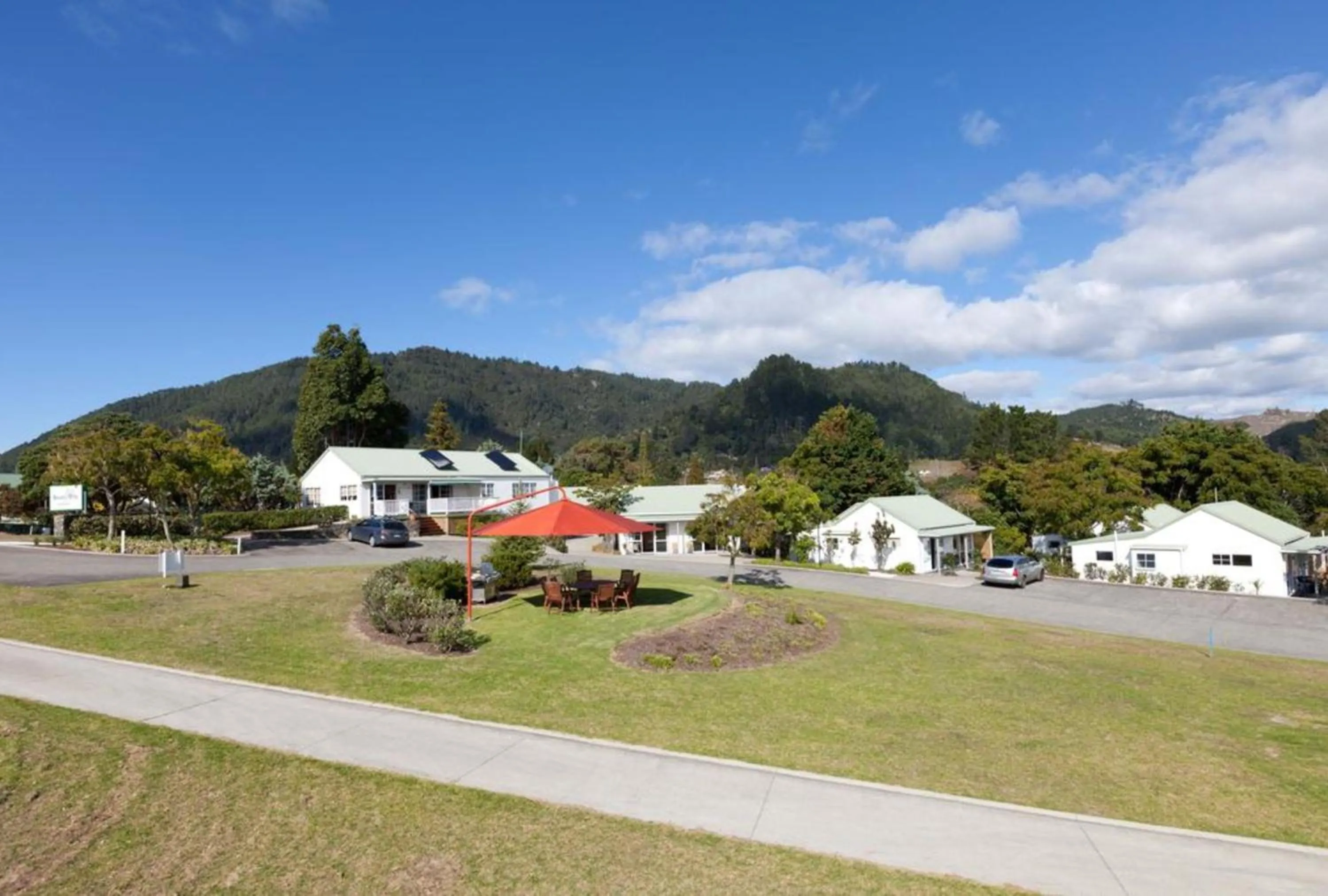 Bird's eye view in Pauanui Pines Motor Lodge