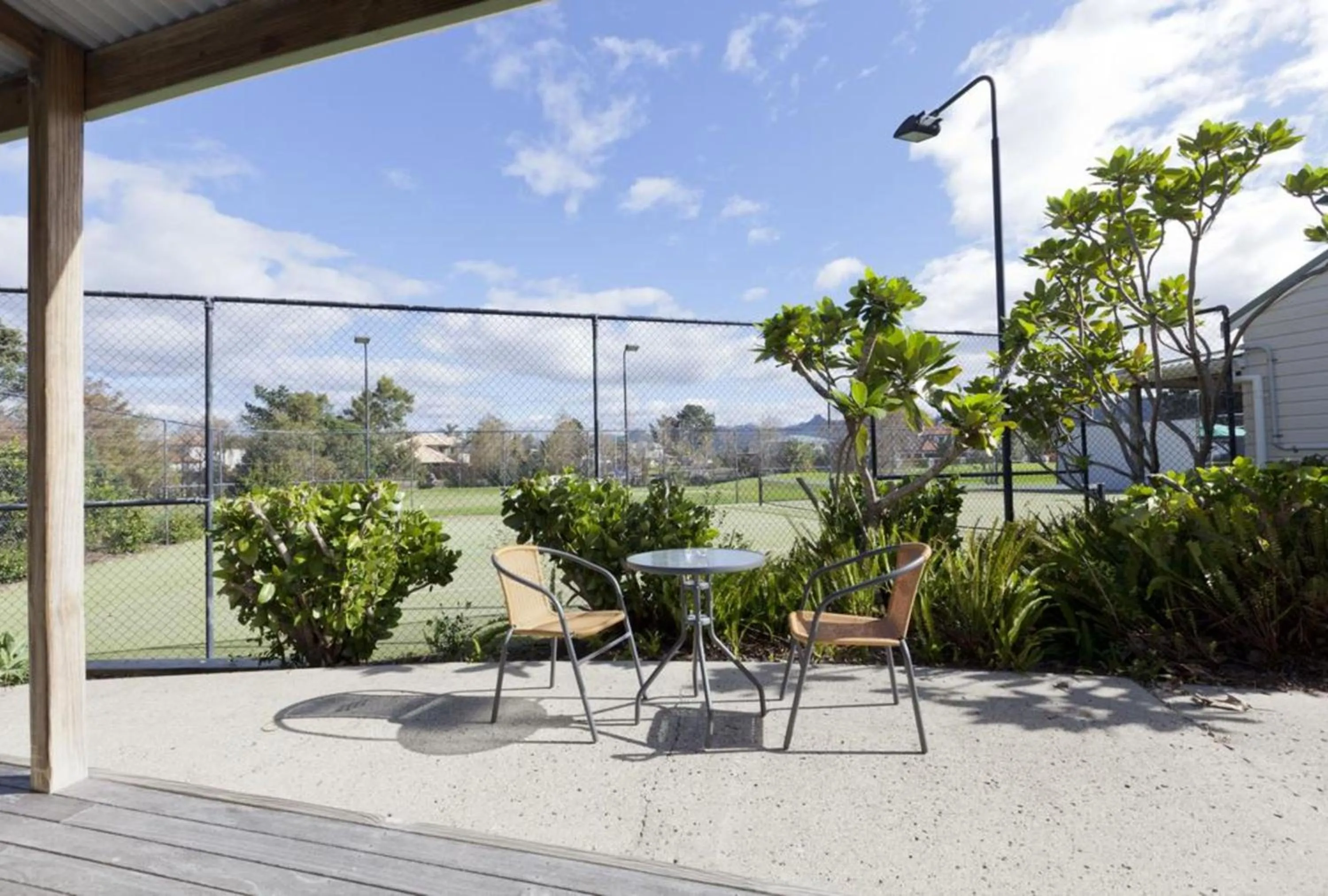 Balcony/Terrace in Pauanui Pines Motor Lodge