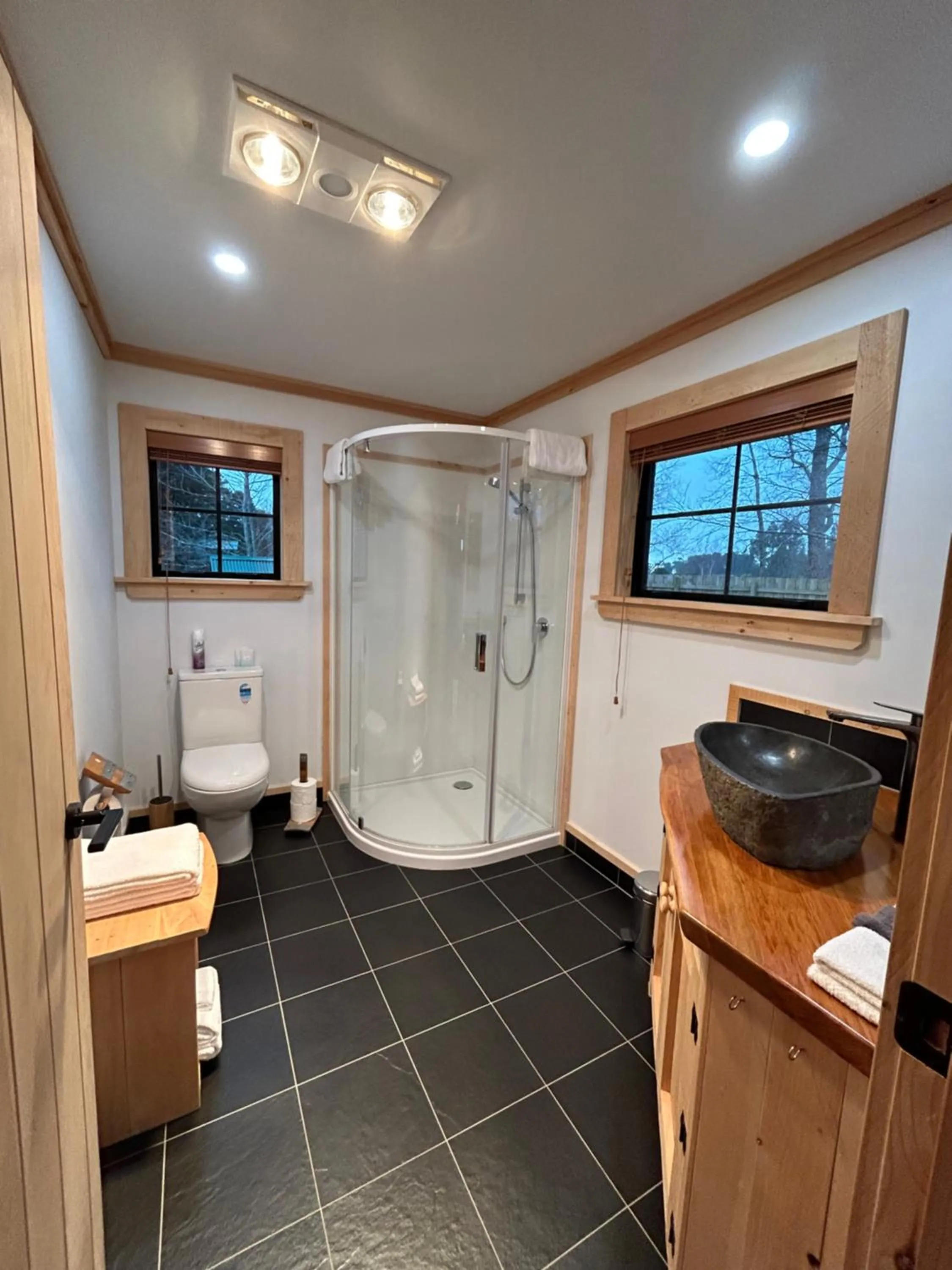 Shower in The River Lodge