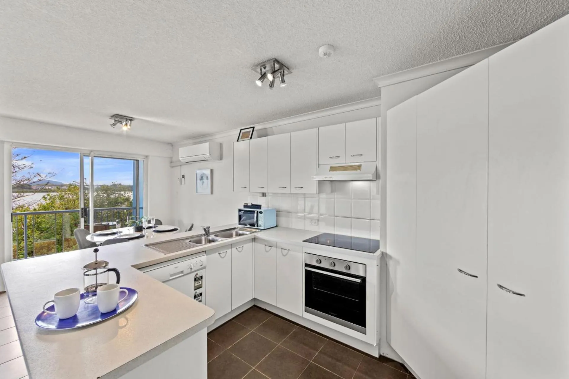 Dining area in Reflections Holiday Apartments
